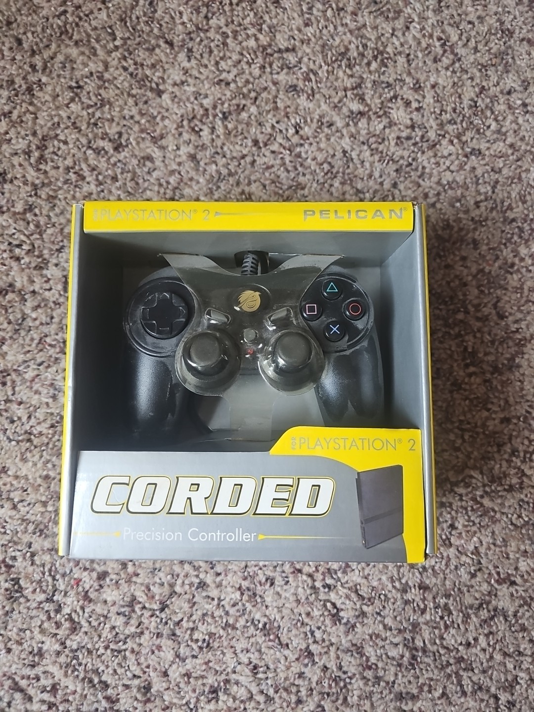 Pelican PL-6604 PlayStation 2 PS2 Wired Controller, New In Box
