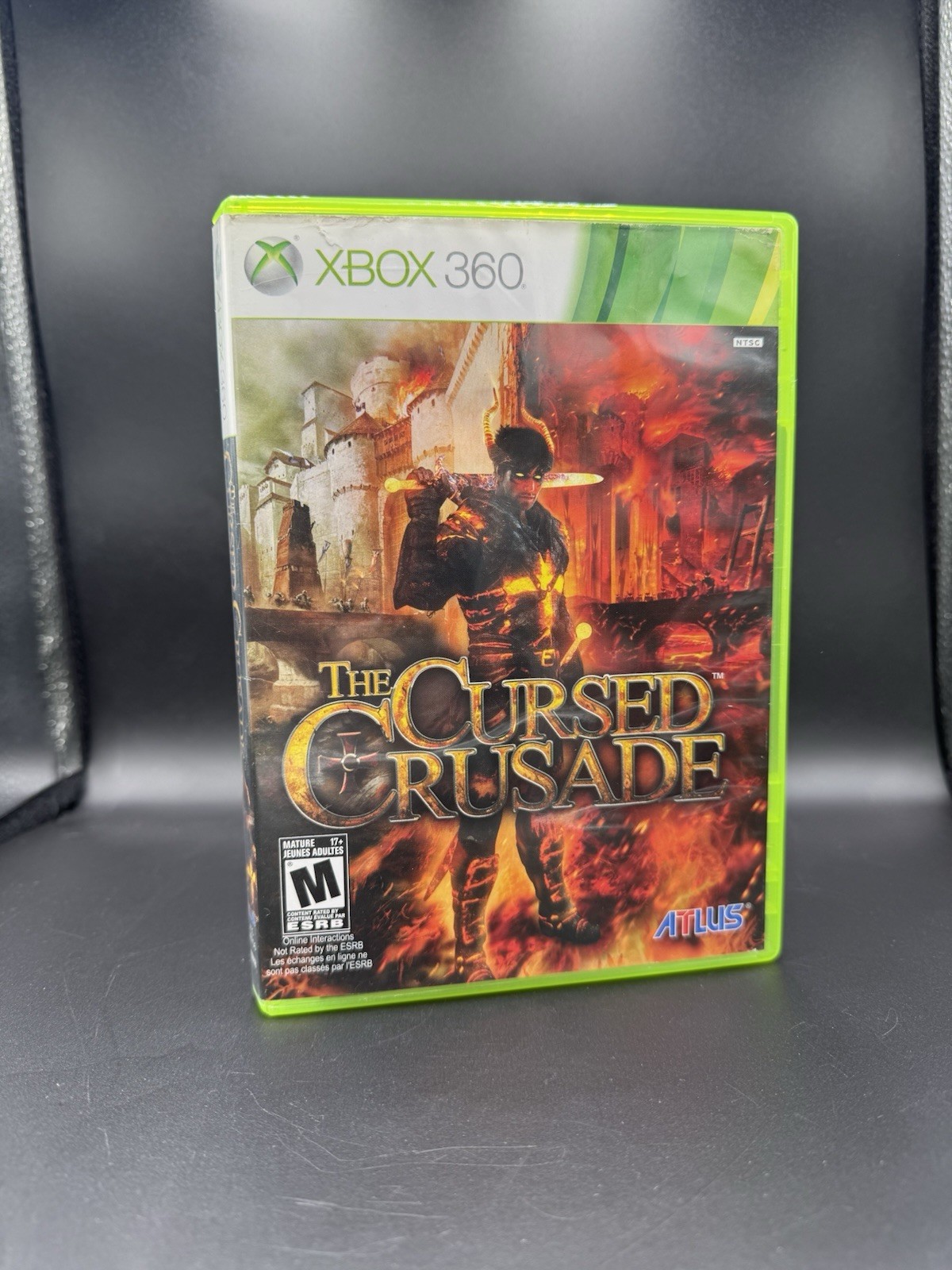 ATLUS The Cursed Crusade Xbox 360 Action & Adventure M Manual Included CIB