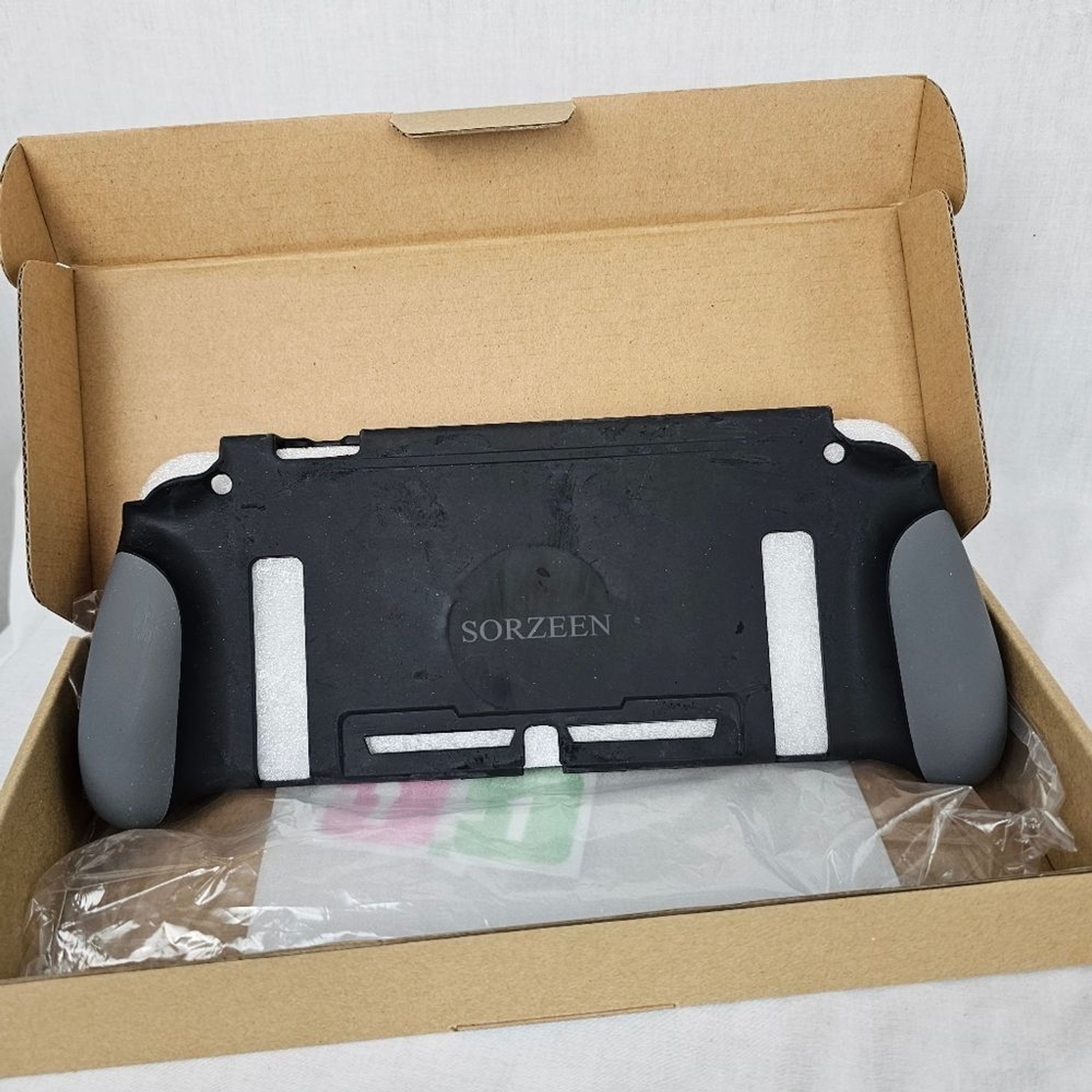 Nintendo Switch Protective Case by Sorzeen Black and Gray NWT