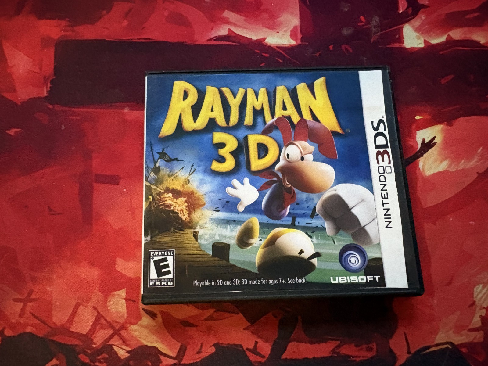 Rayman 3D (Nintendo 3DS, 2011) Not original cover