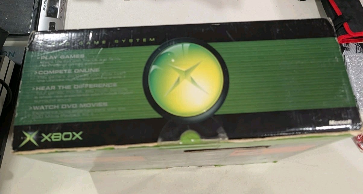 Microsoft Xbox Original Console Retail Box – BOX ONLY