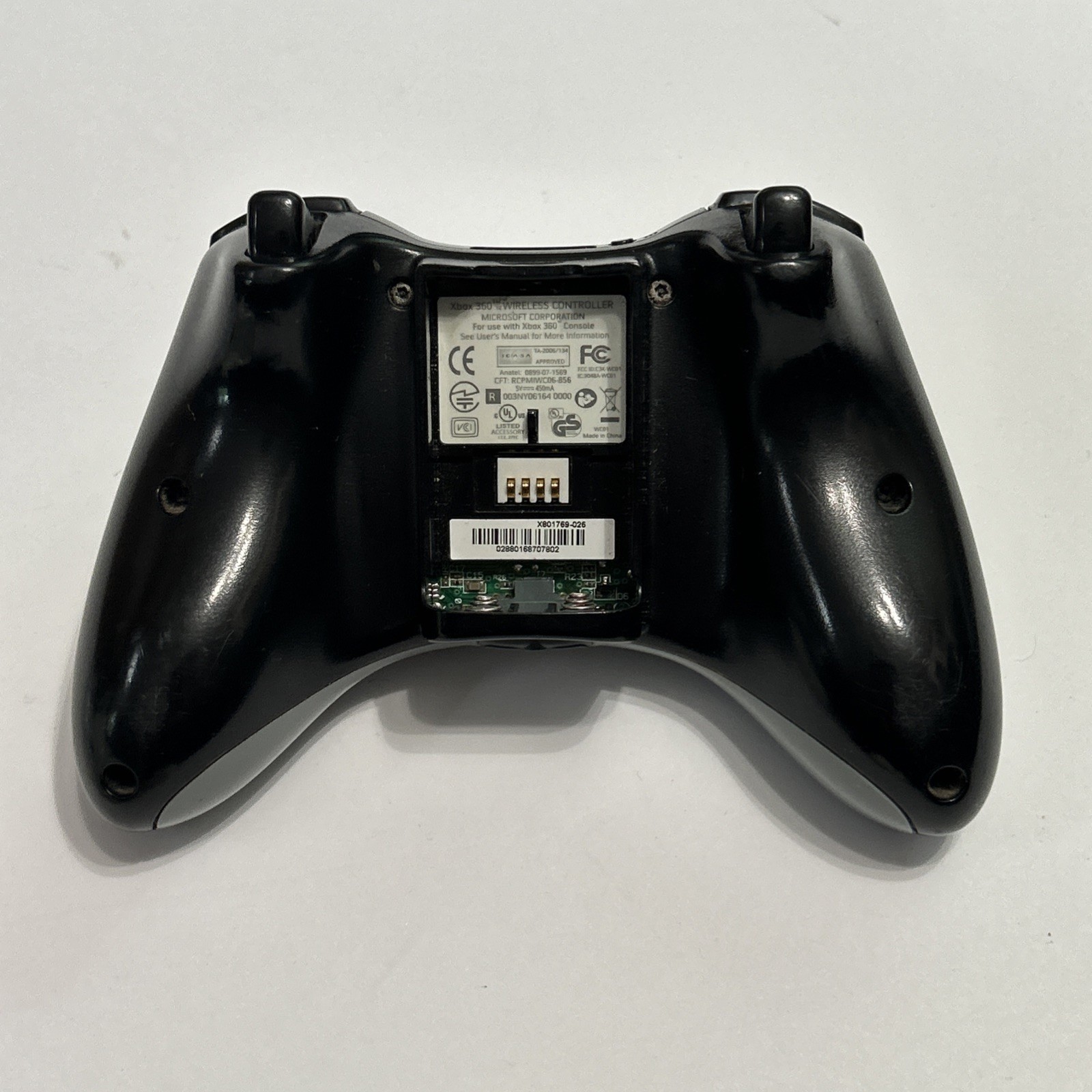 Microsoft WC01 Xbox 360 Wireless Controller – Black & Grey Tested