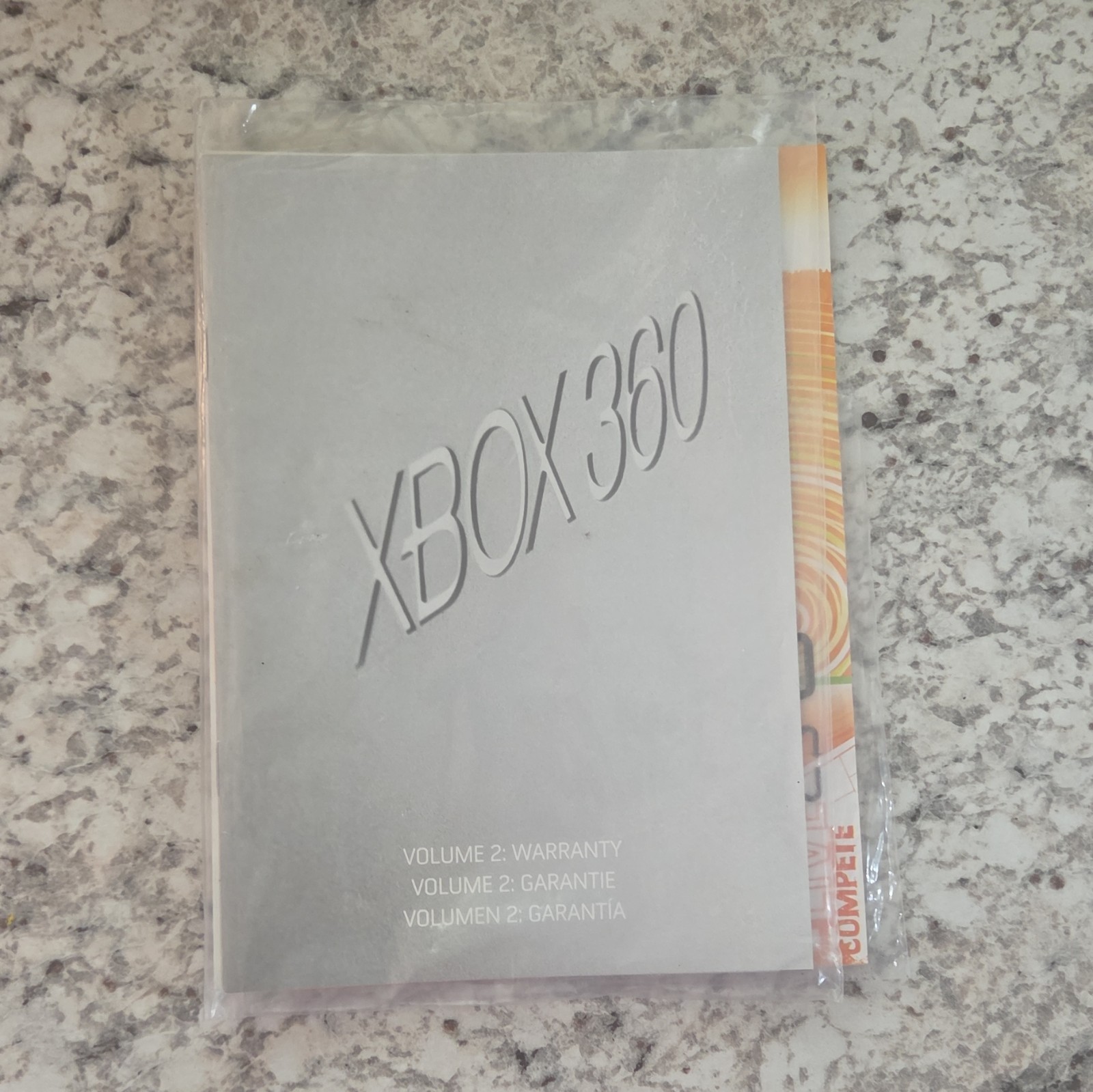 Microsoft Xbox 360 Xbox Live Manual DOC-SET X11-43038-04 English/FR/ES