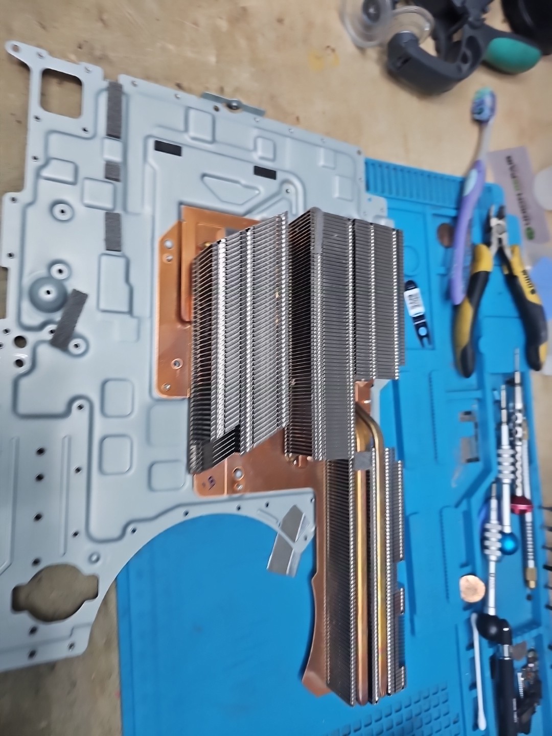 Used OEM Sony PS5 Heatsink & Vapor Chamber Assembly CFI-1015A Tested.