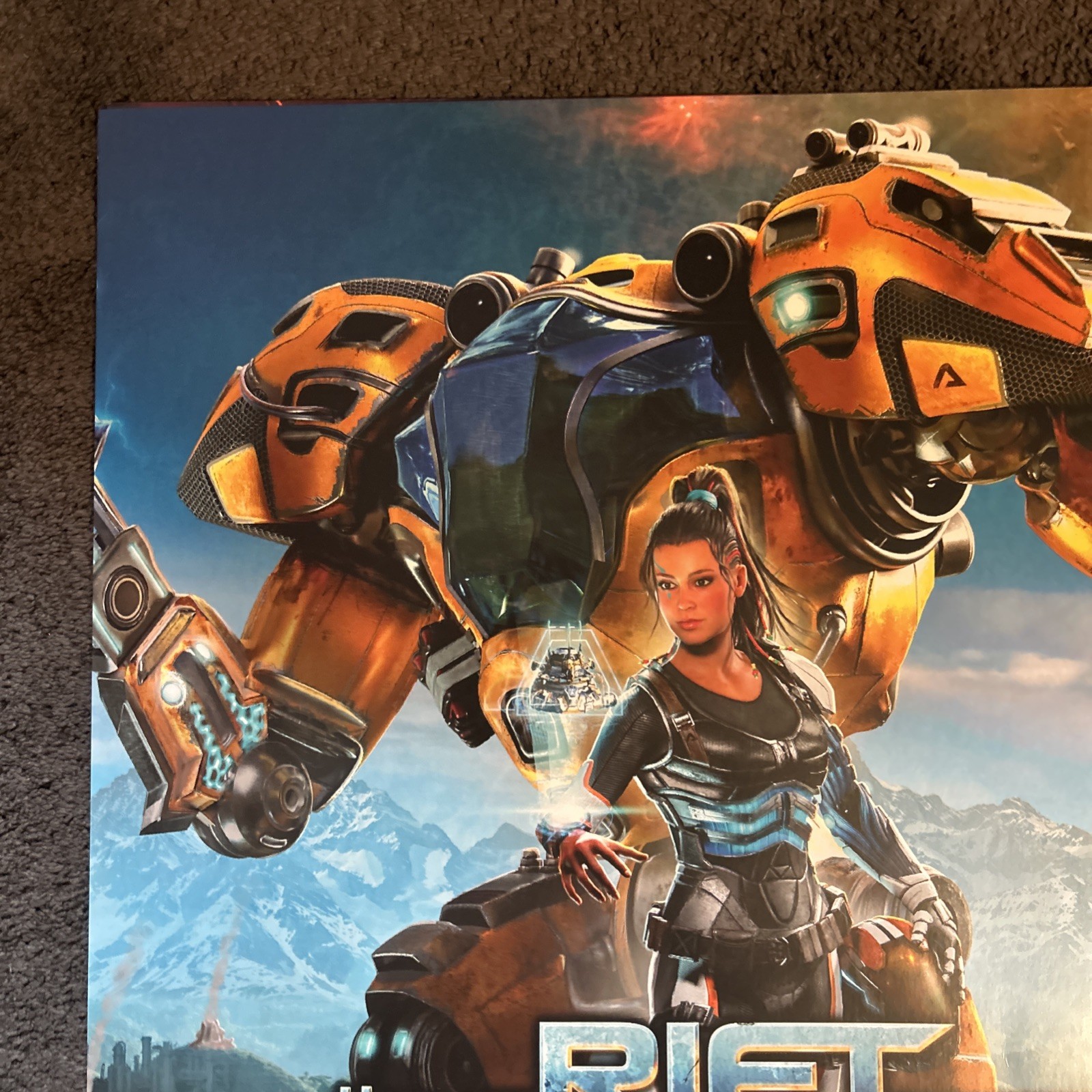 The Rift Breaker GameStop Promo Poster PS5 Xbox Series X 28 x 22
