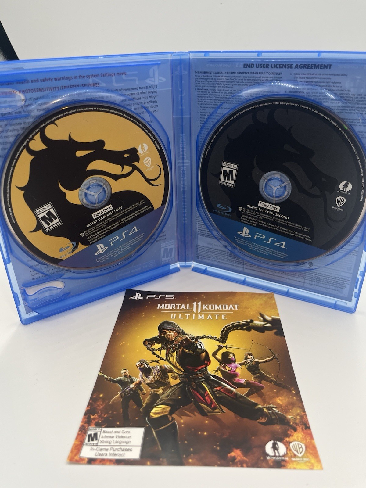 Warner Bros Mortal Kombat 11 Ultimate PS4 +2 Discs 2020 Fighting NTSC-U/C Online