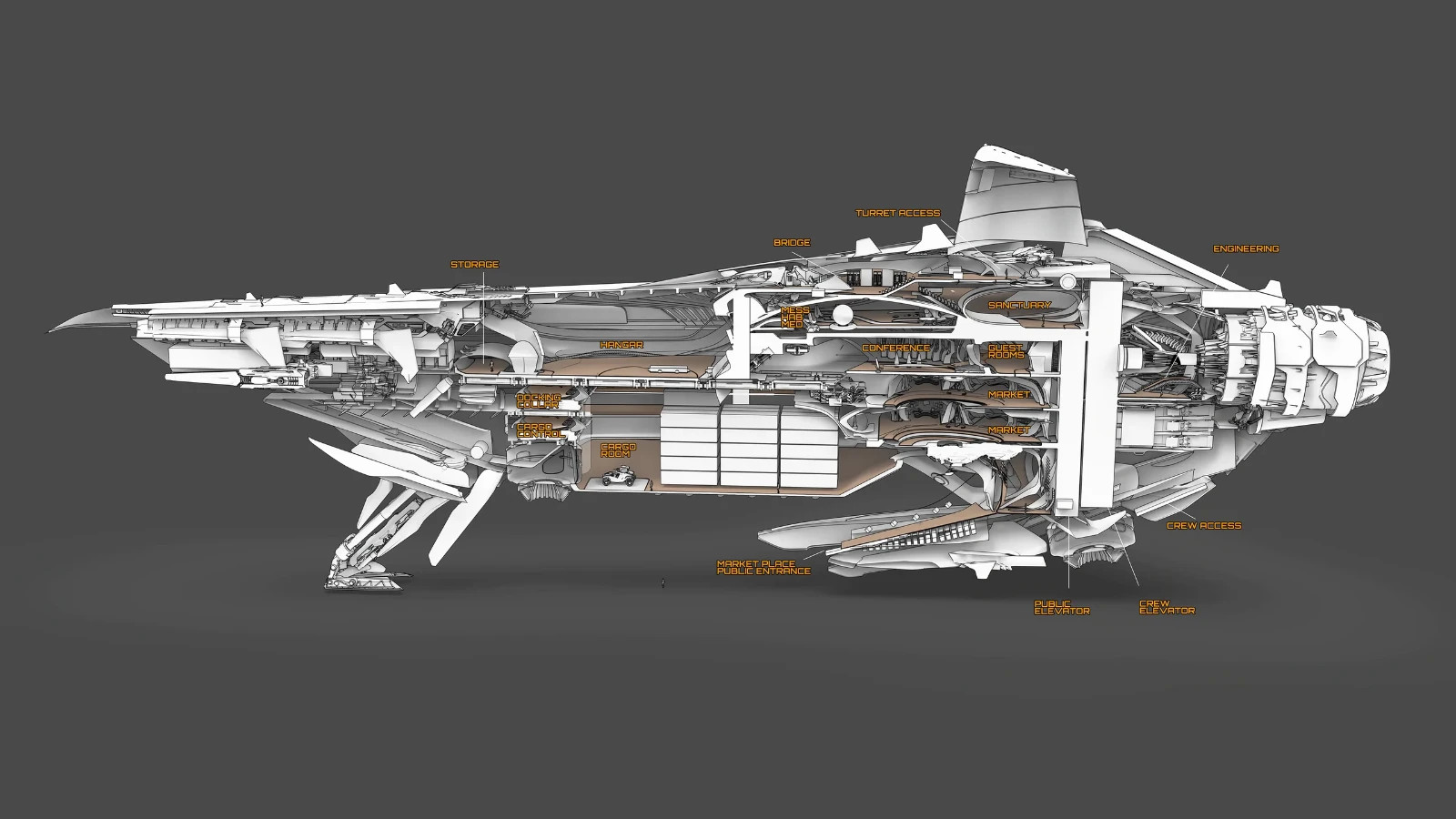 Star Citizen Ship – Banu Merchantman (CCU’d) – LTI (Lifetime Insurance)