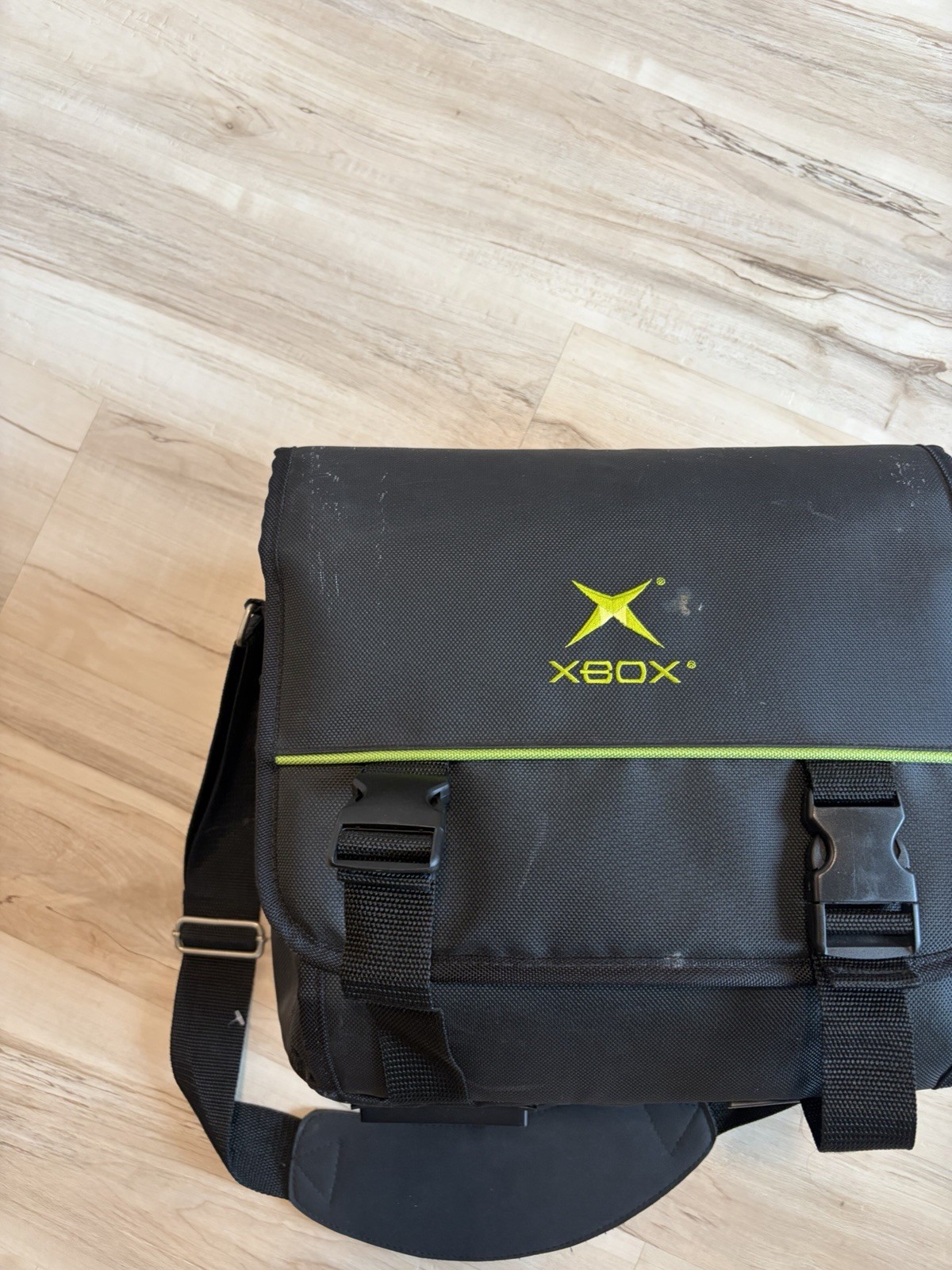 Original Xbox Official Console Carrying Storage Case Travel Messenger Bag