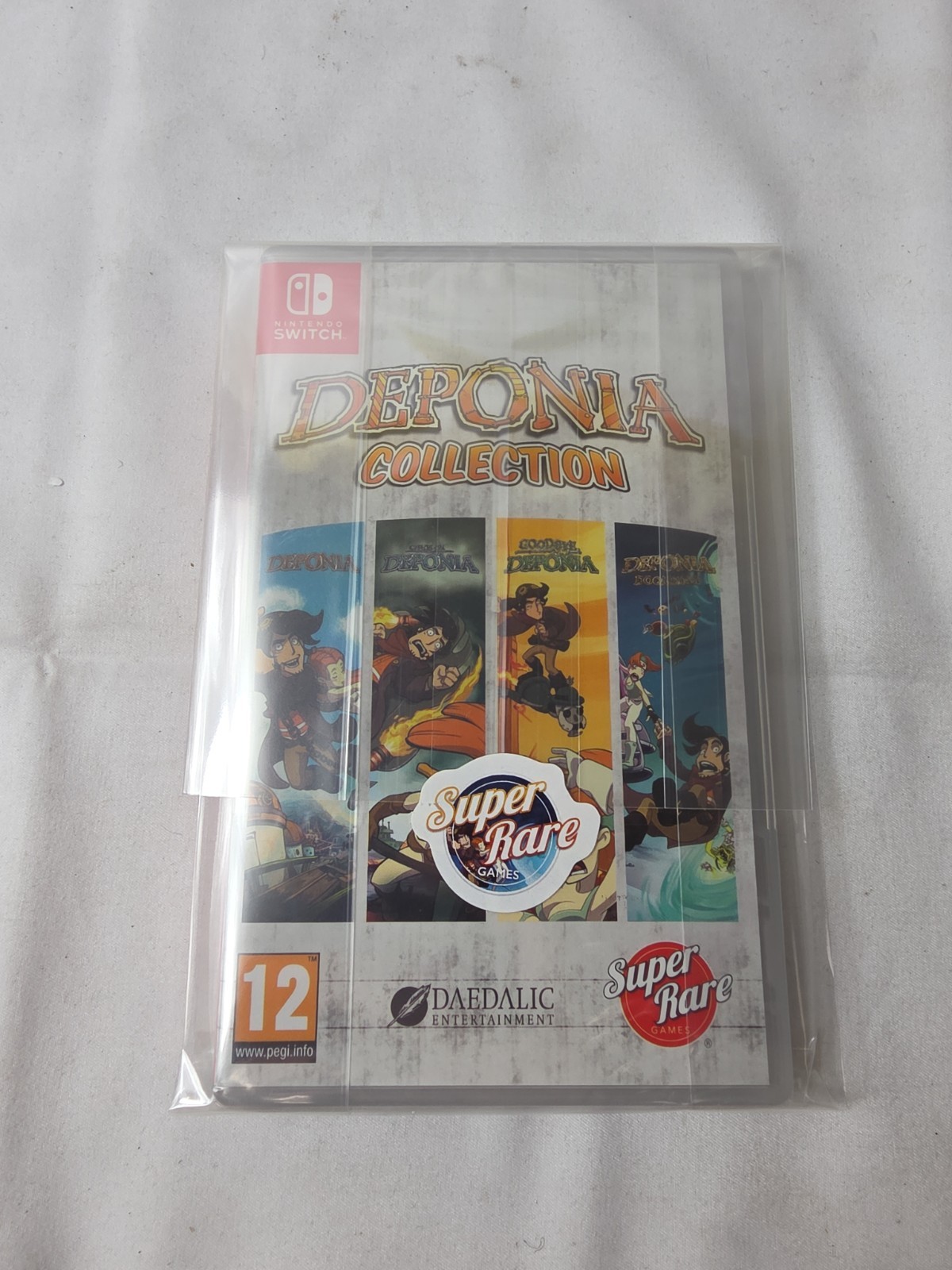 Deponia Collection (Nintendo Switch, Super Rare Games #57) Factory Sealed 🔥