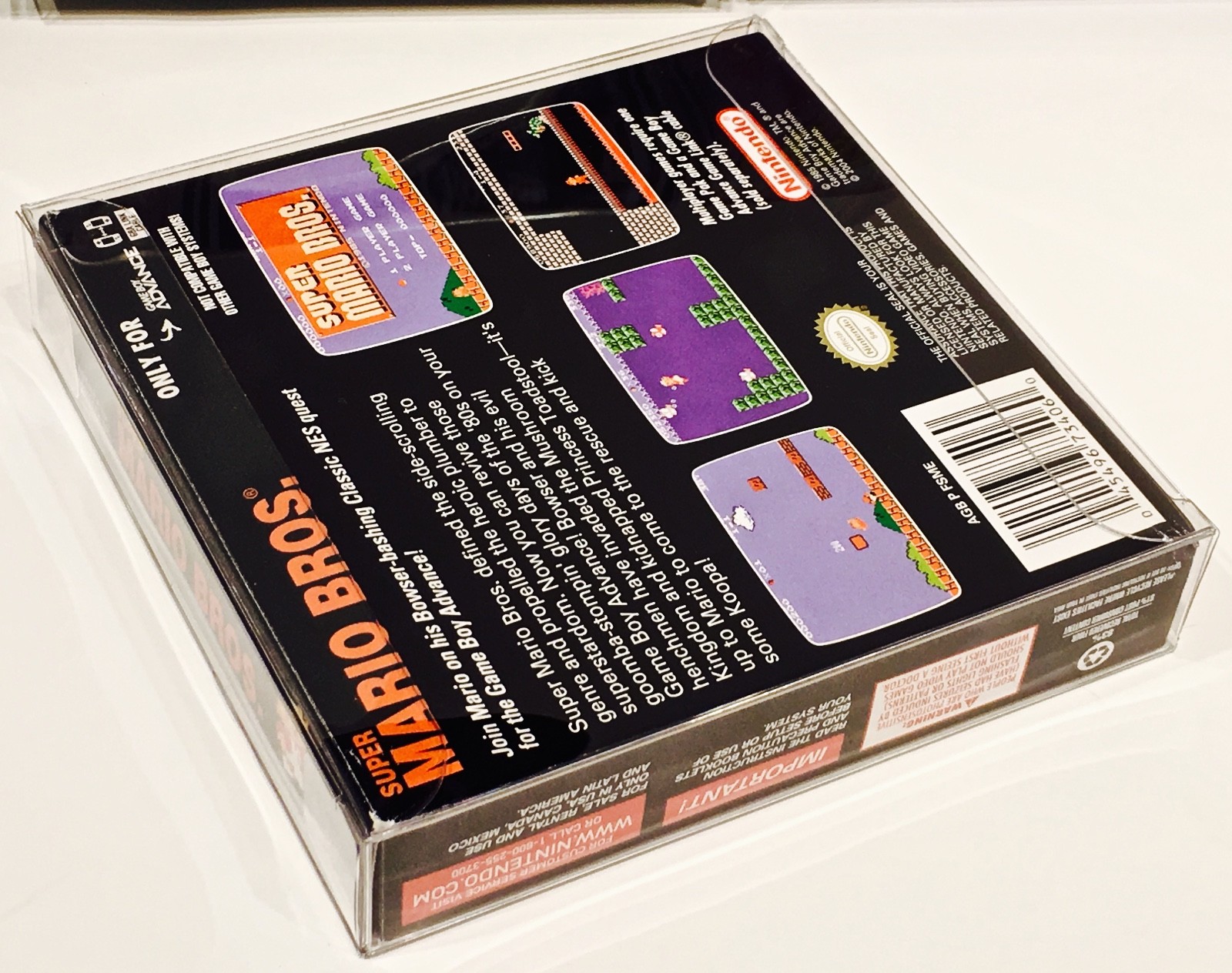 10 Box Protectors For GAME BOY / VIRTUAL / COLOR / ADVANCE Nintendo Cases CIB
