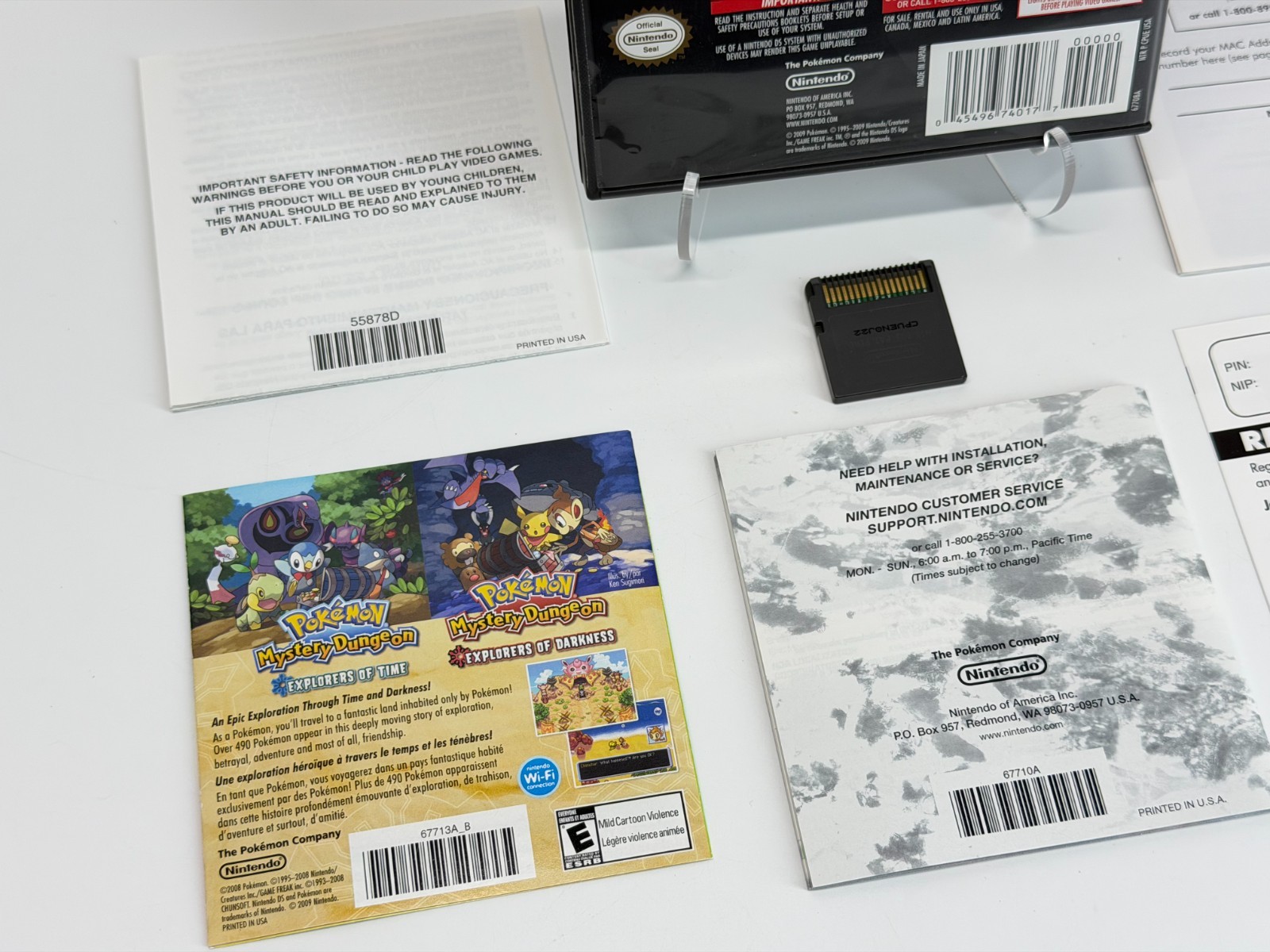 Pokemon Platinum Version (Nintendo DS) Complete w/Green Insert Authentic