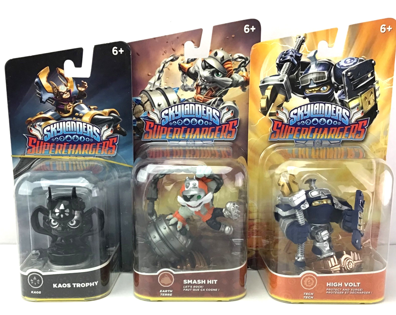 SKYLANDERS SUPER CHARGERS – KAOS TROPHY, SMASH HIT, HIGH VOLT