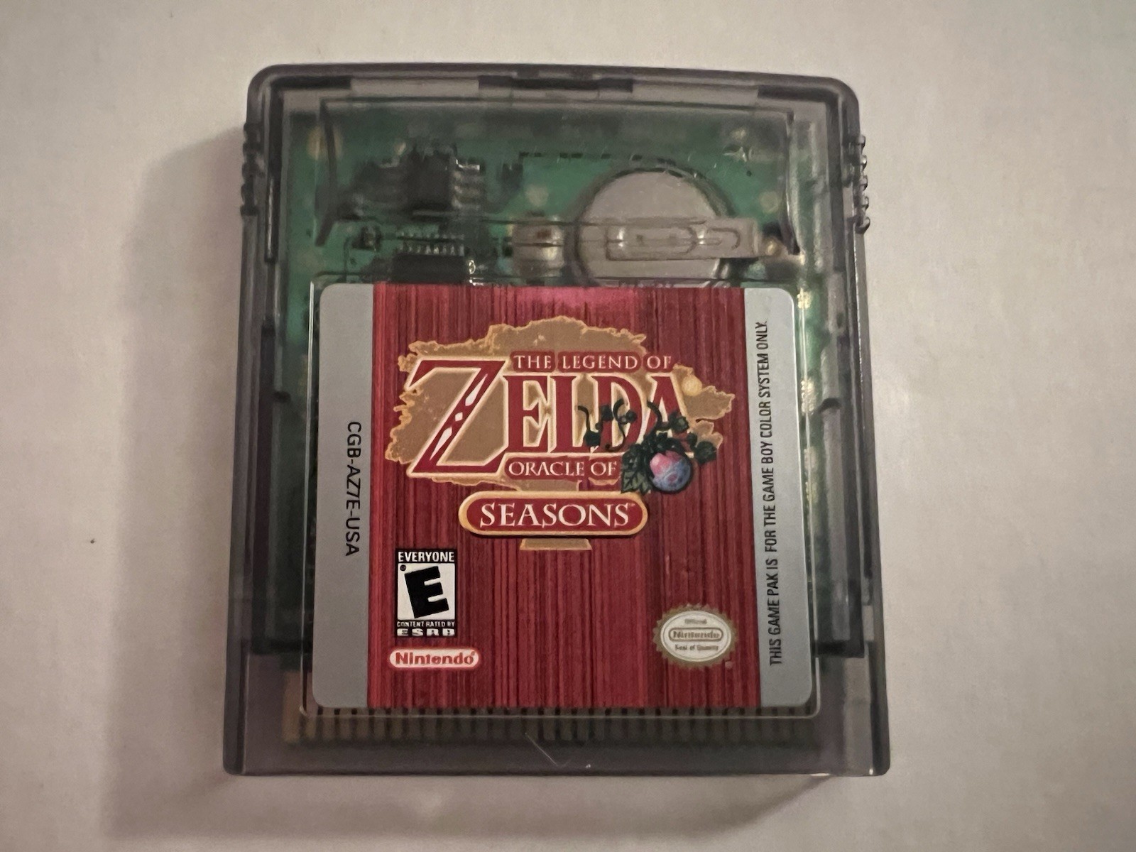 Zelda: Oracle of Seasons GBC NTSC-U/C 2001 E Manual Included CIB Complete