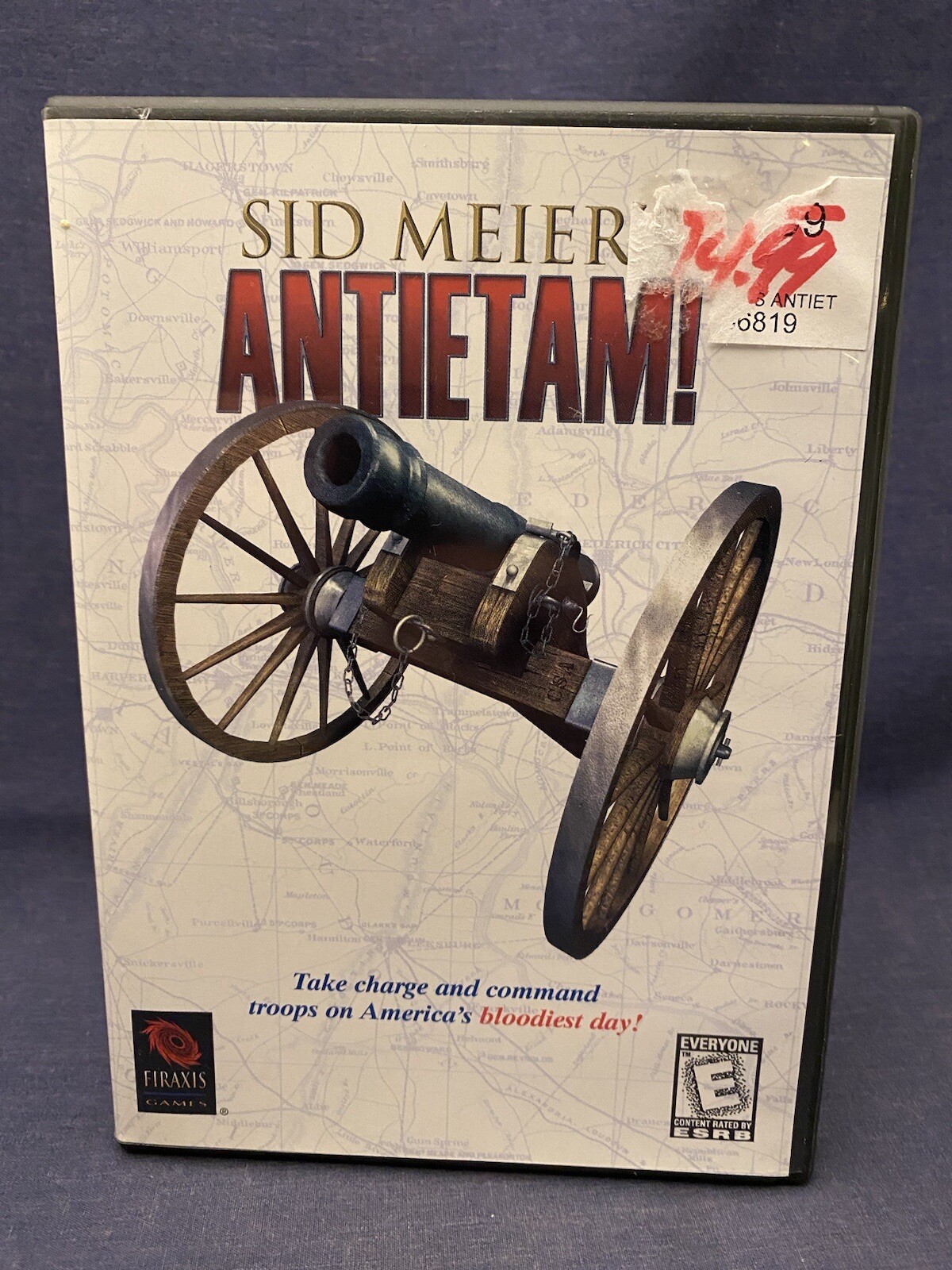 1999 Sid Meier’s ANTIETAM! PC CD-ROM Strategy Game w Manual Case Civil War Win