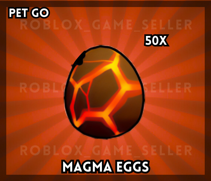 Pets Go – | 50 Magma Eggs | ✅SAME DAY DELIVERY✅