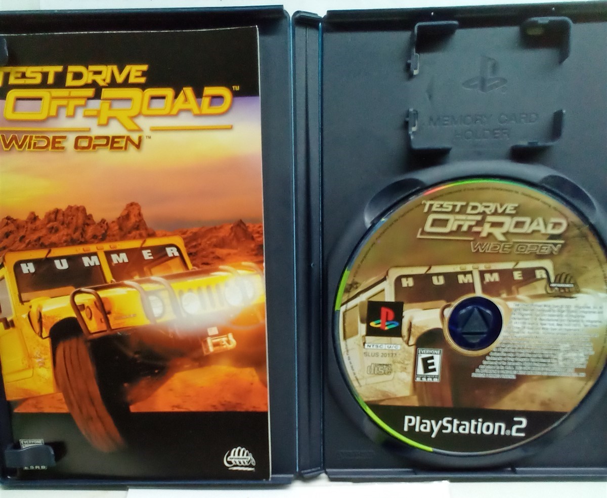 Test Drive Off-Road: Wide Open (PlayStation 2, 2001) Complete Tested Working