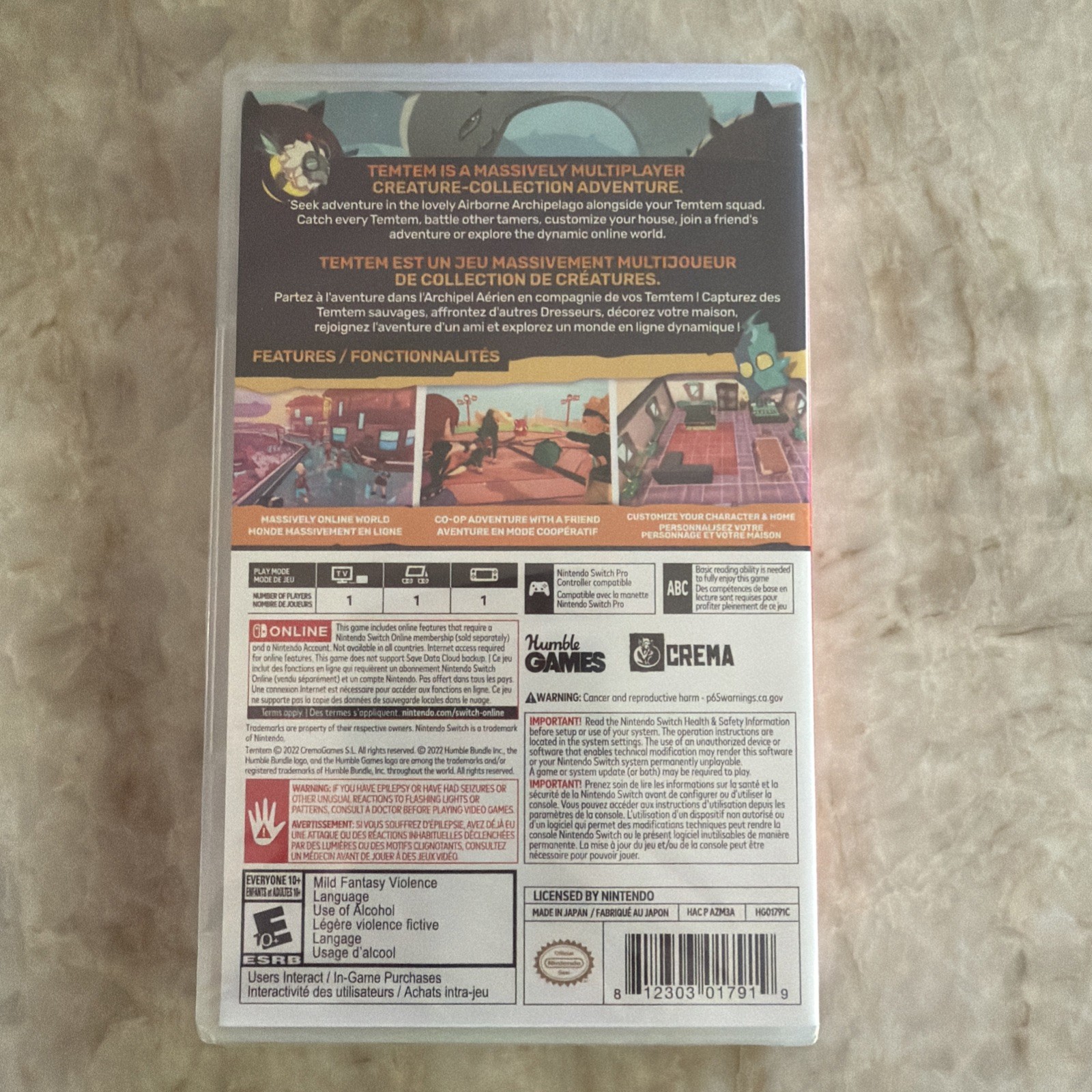 Temtem (Nintendo Switch, 2022) Sealed