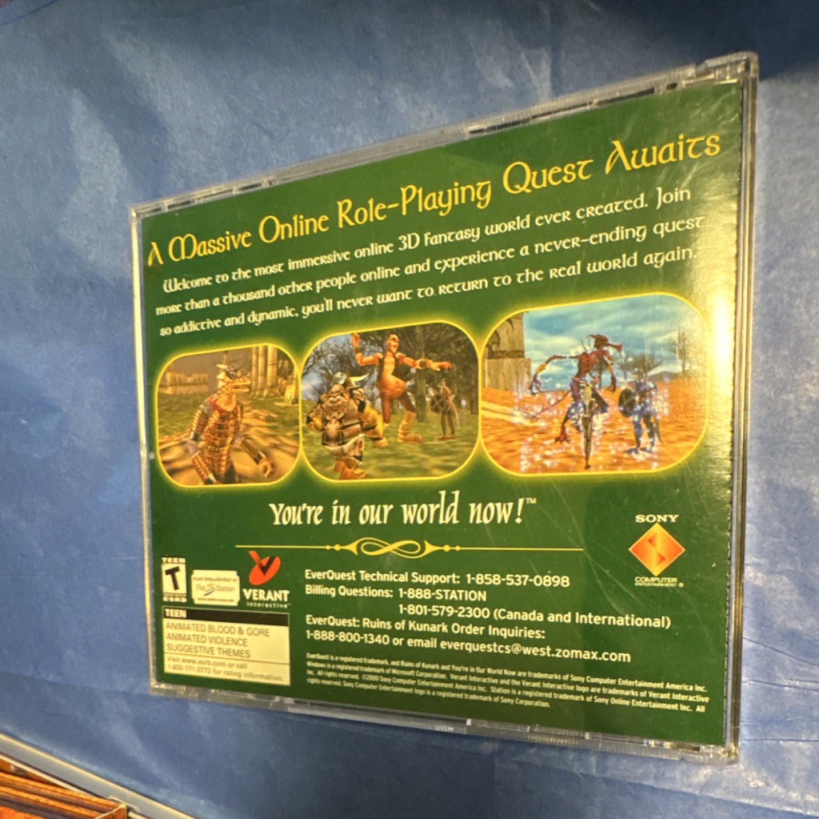 EverQuest PC Expansion Pack Lot Ruins of Kunark, Luclin, Omens of War, Dragons