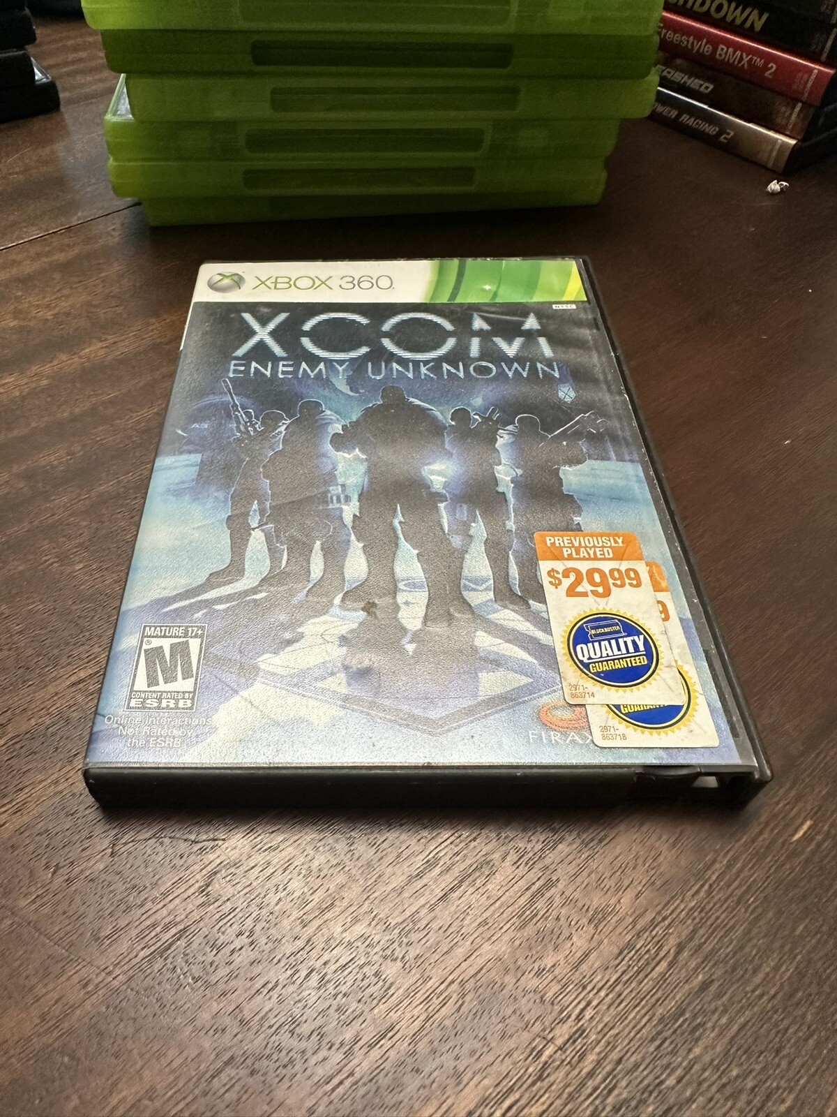 XCOM: Enemy Unknown (Microsoft Xbox 360, 2012) No Manual Tested