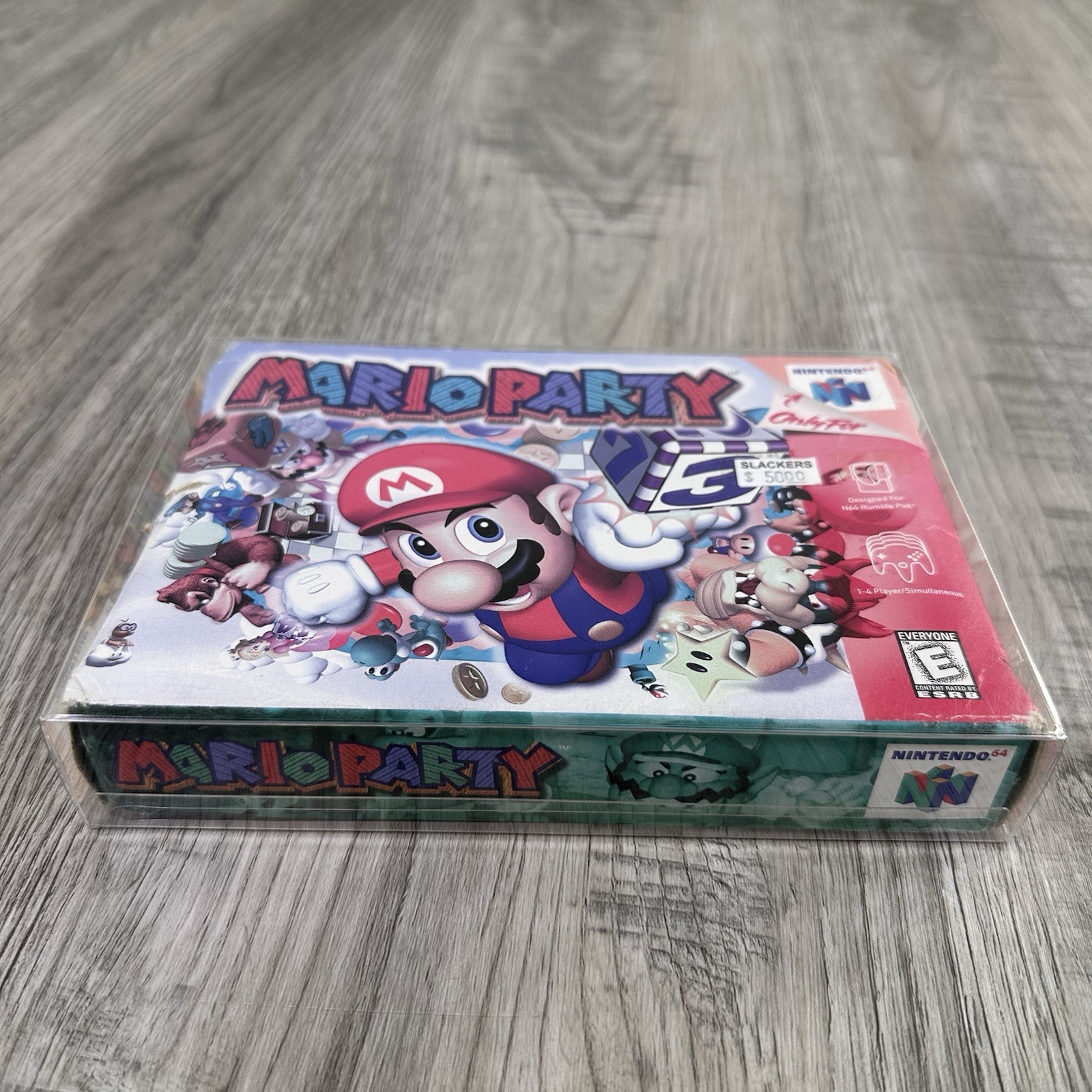 Mario Party 1 Nintendo 64 N64 CIB Original Box & Manual Plastic Protector *Read*