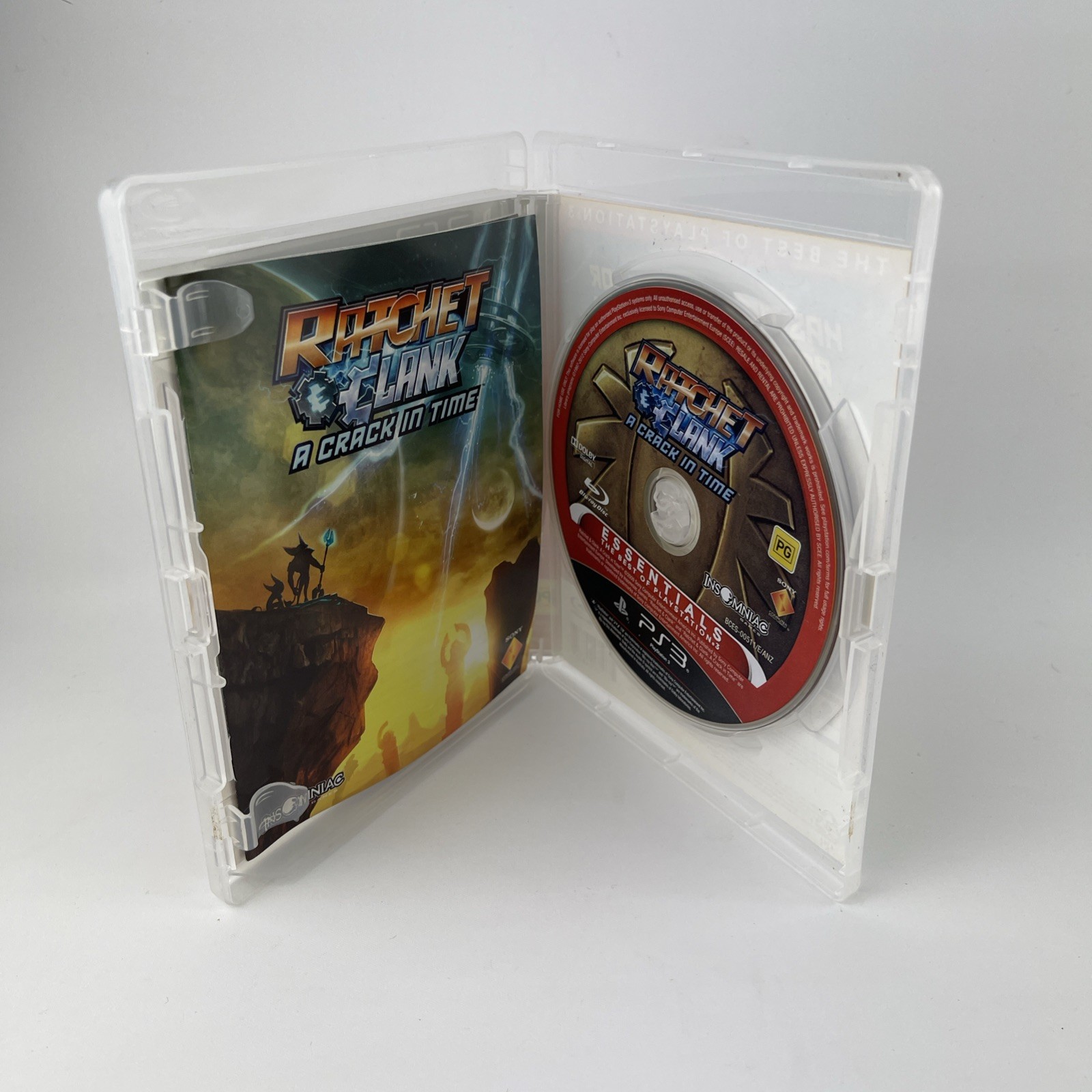 Ratchet and Clank A Crack In Time – Sony Playstation 3 – PS3 Game – Manual