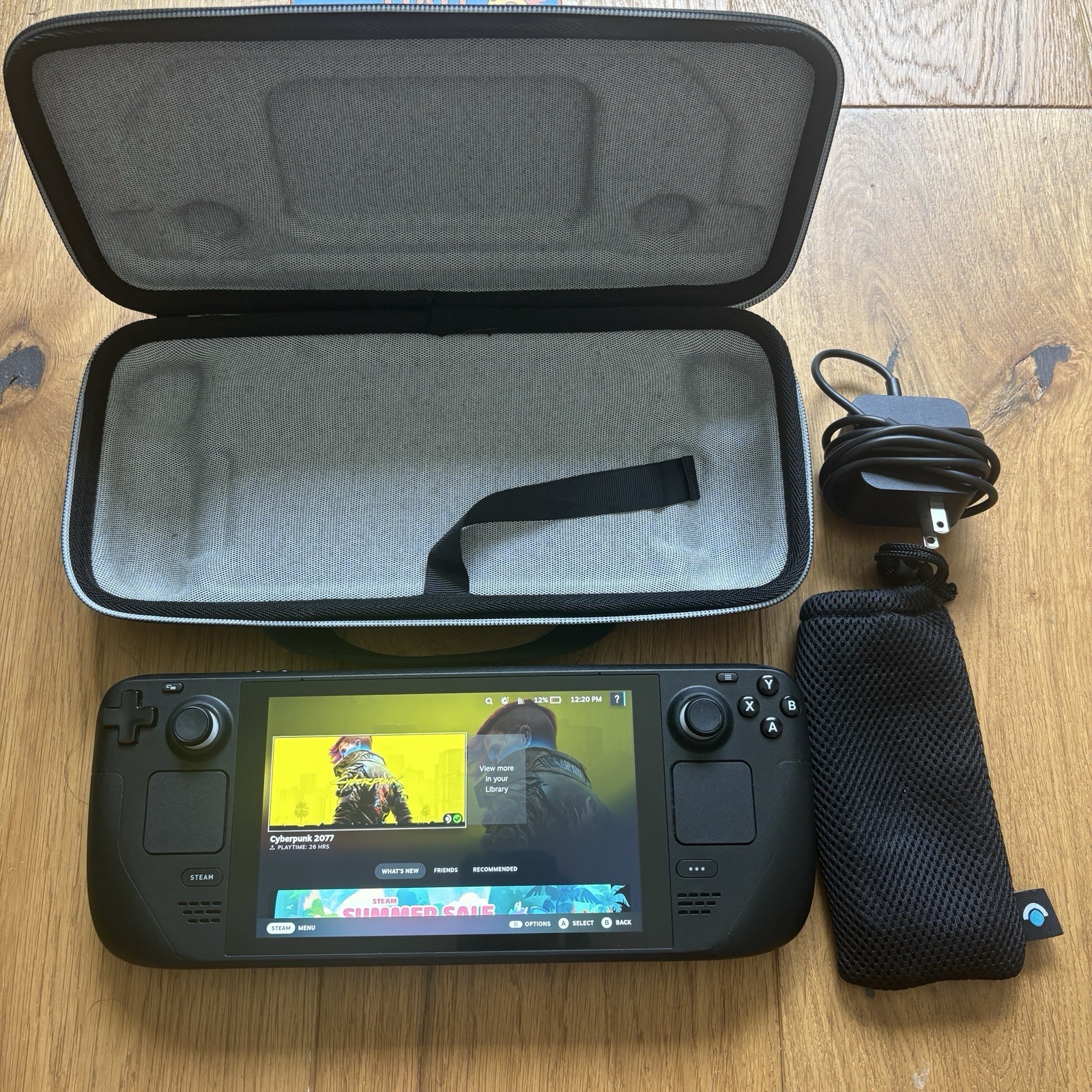 Valve Steam Deck 512GB LCD W/Charger & Case – Excellent Condition, Barely Used