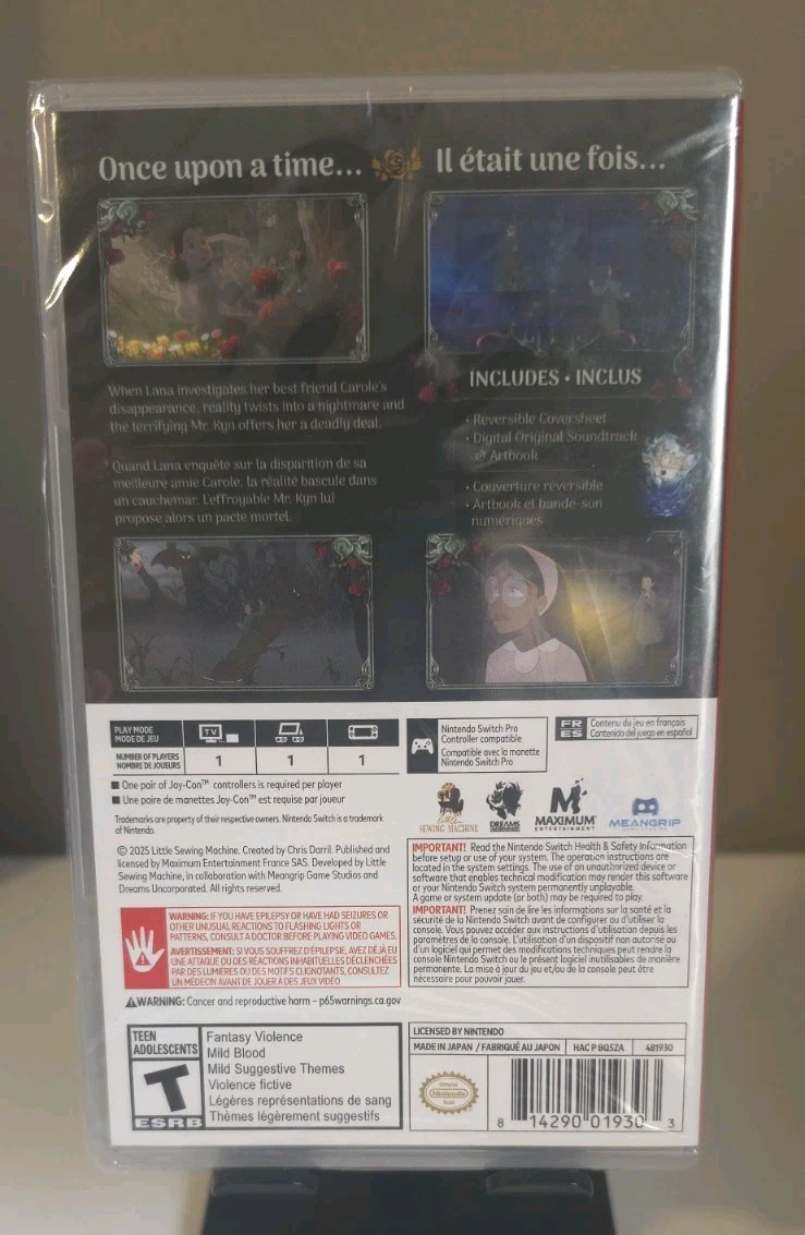 Bye Sweet Carole (Nintendo Switch, 2025) Brand New Factory Sealed Fast Ship!