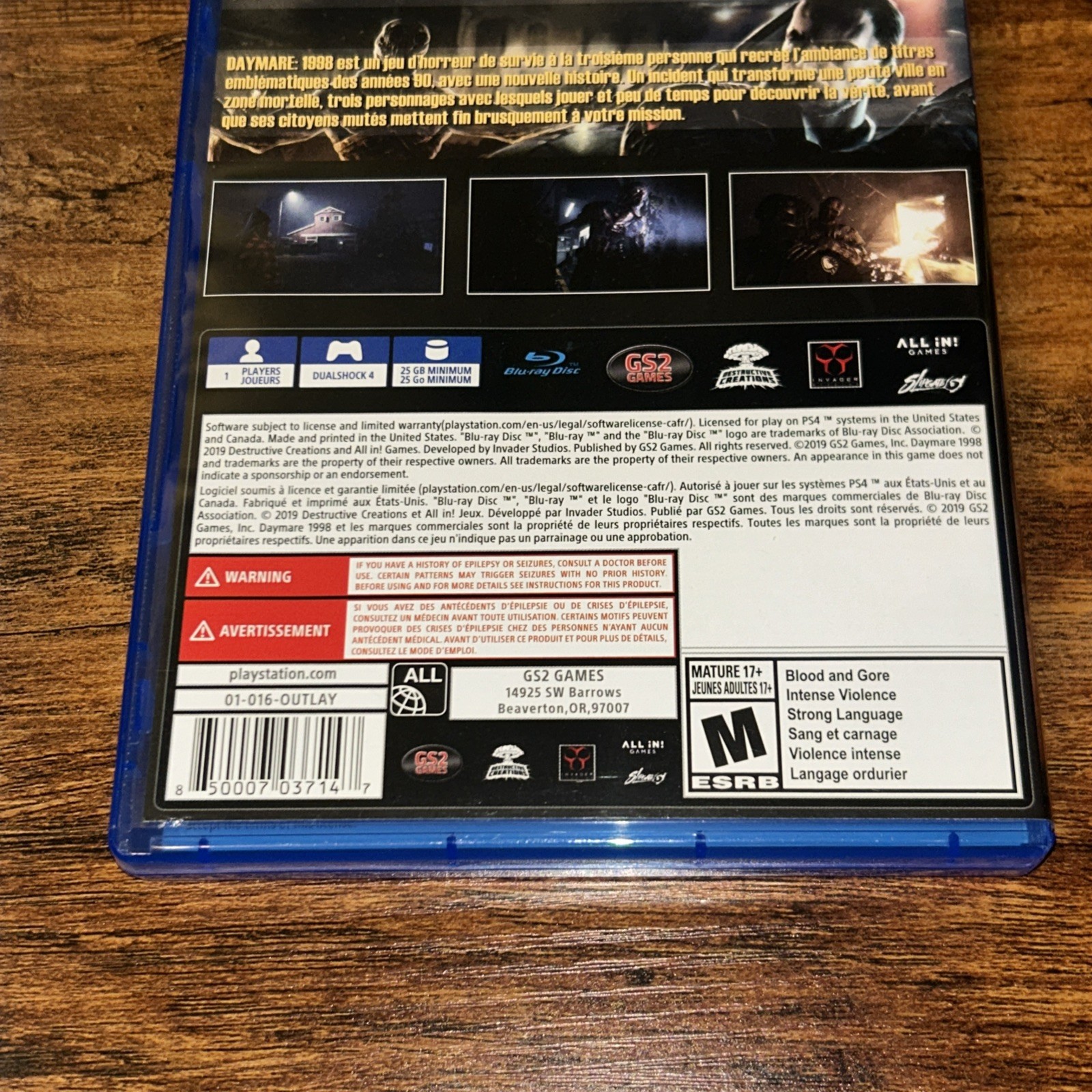 Daymare: 1998 (PS4) & Daymare: 1994 Sandcastle (PS5) Survival Horror Bundle