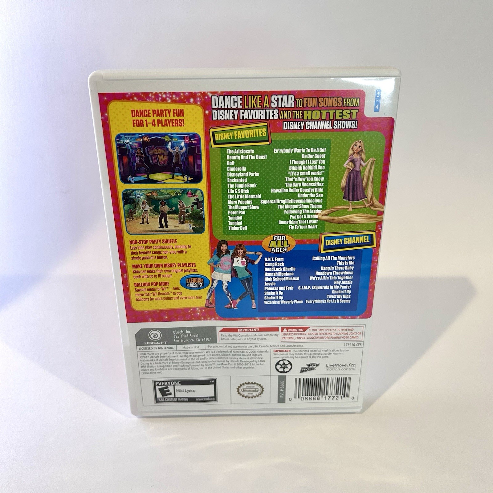 Just Dance Disney Party (Nintendo Wii, 2012) Complete CIB