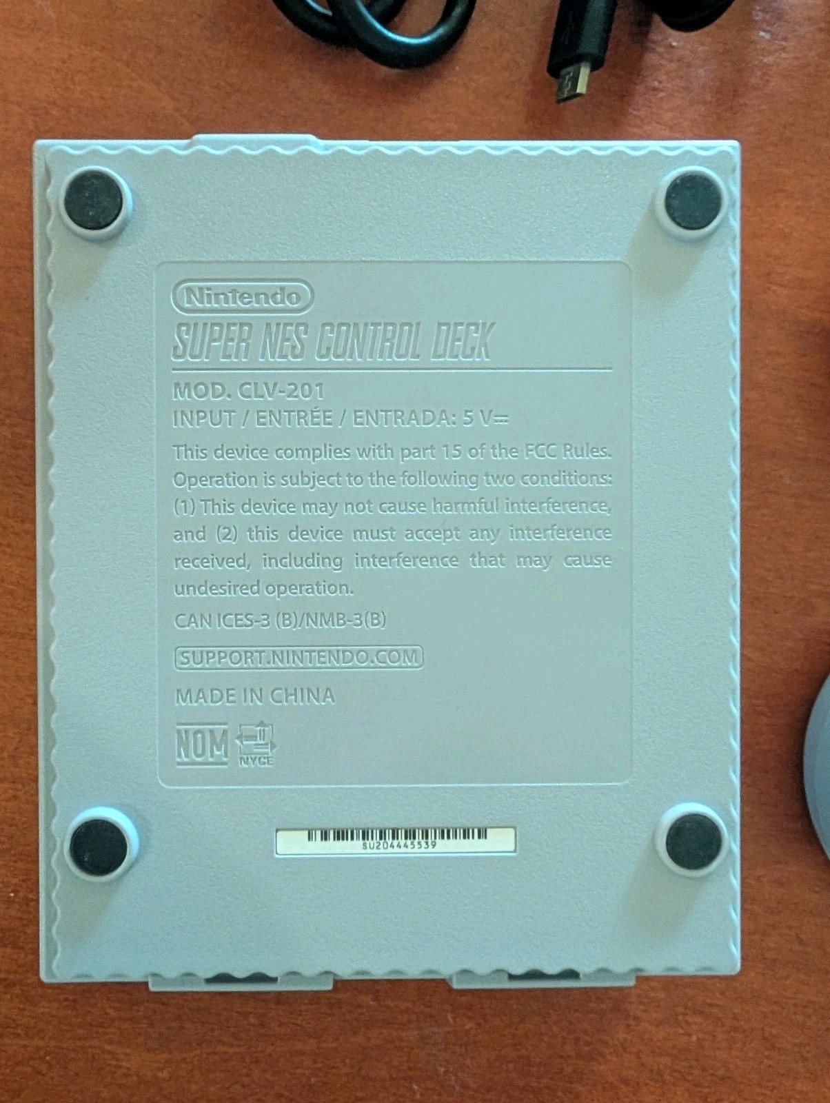 Nintendo Super NES Classic Edition Video Game Console – Gray