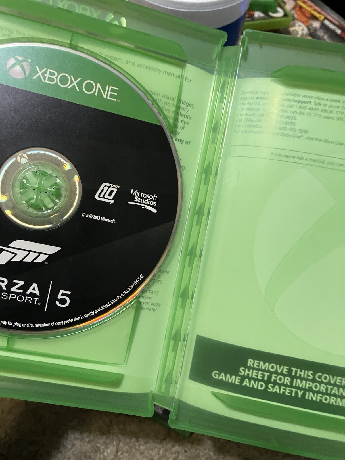 Authentic & Tested Forza Motorsport 5 (Microsoft Xbox One, 2013), Cib, Read