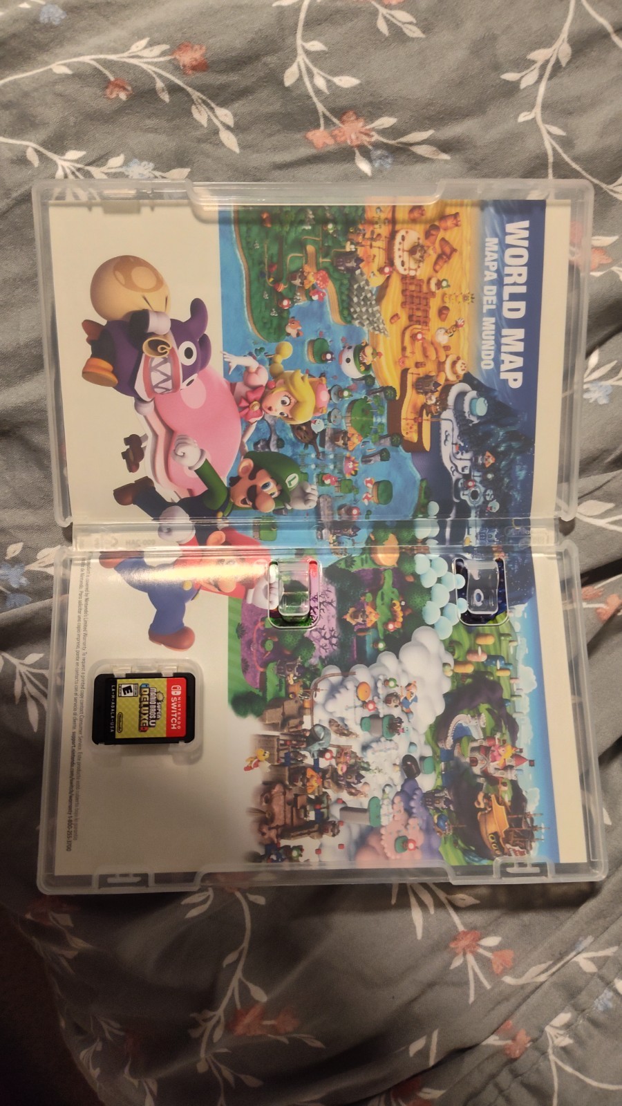 New Super Mario Bros. U Deluxe (Nintendo Switch, 2019) Game and Case