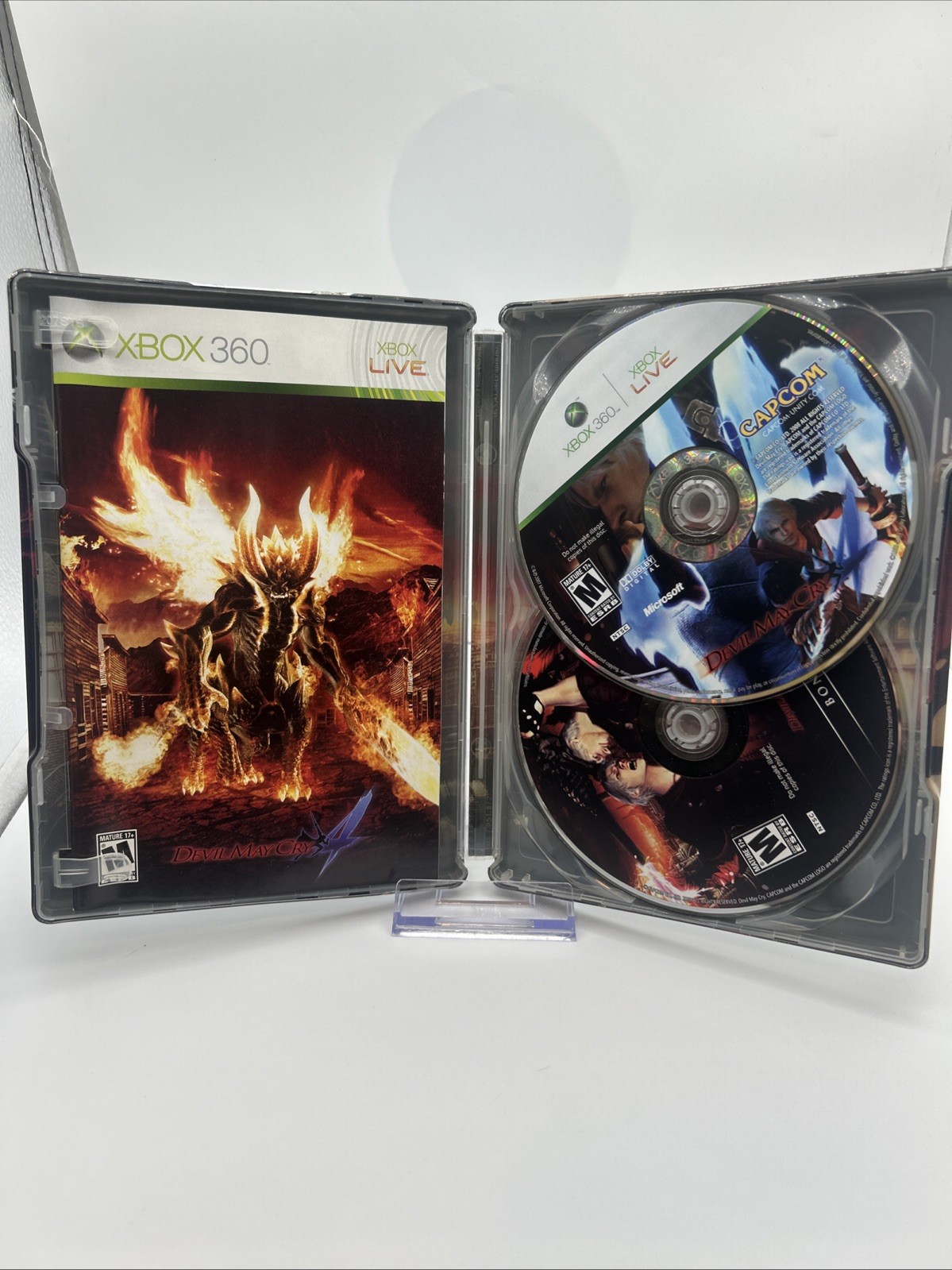 Devil May Cry 4 Collectors Edition – Microsoft Xbox 360 With Bonus Disc Clean