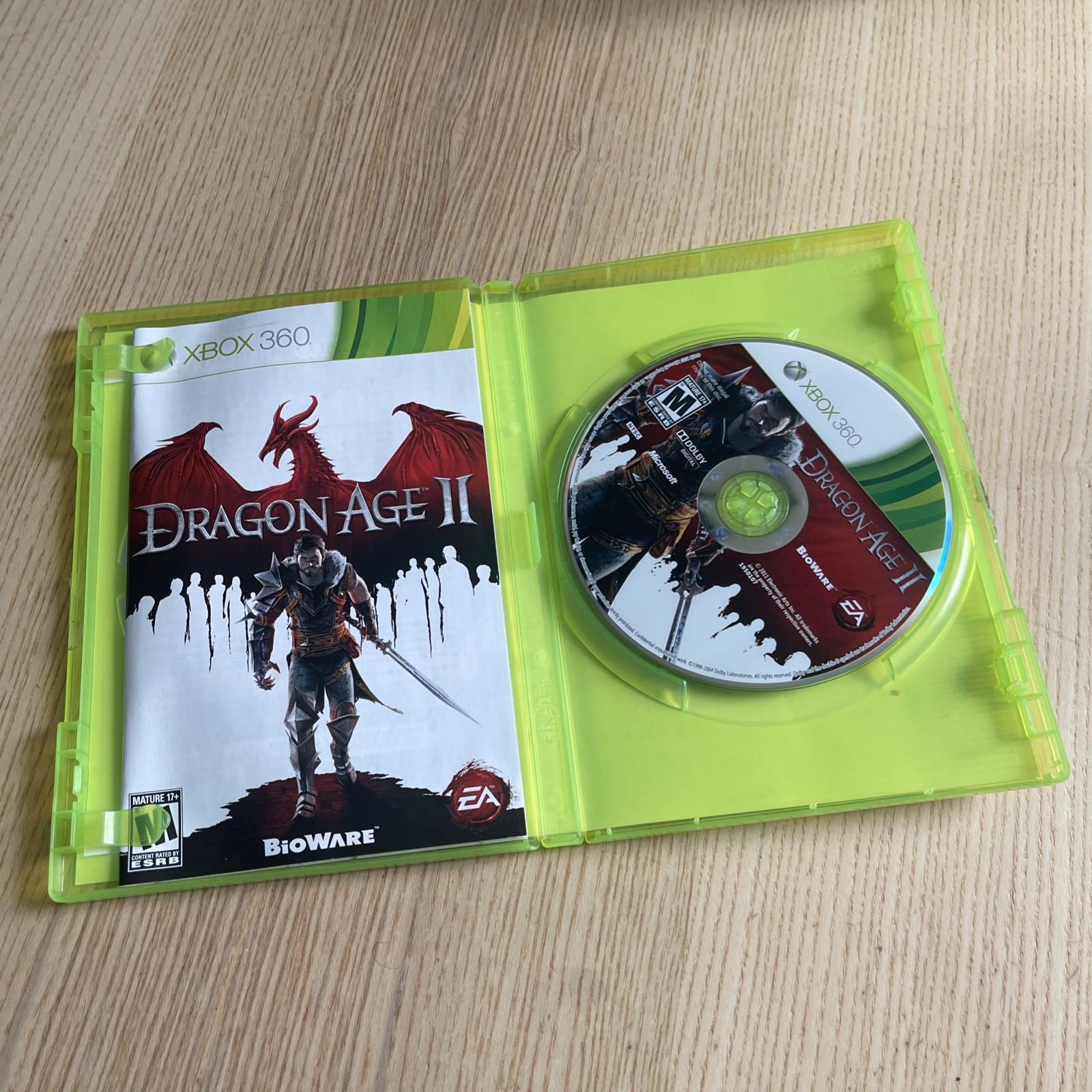 Dragon Age II (Microsoft Xbox 360) CIB Tested