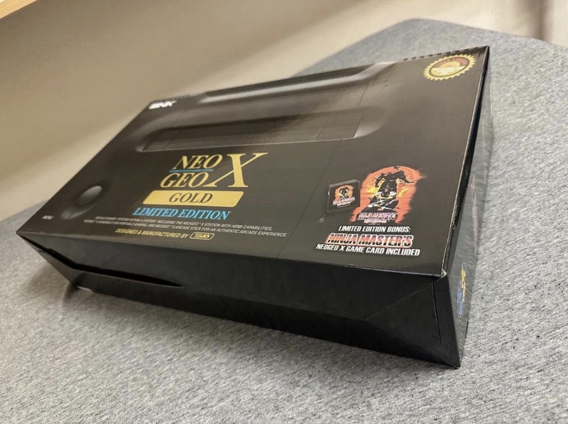 SNK NEOGEO X Gold Entertainment System Limited Edition CIB w/ Ninja Master’s