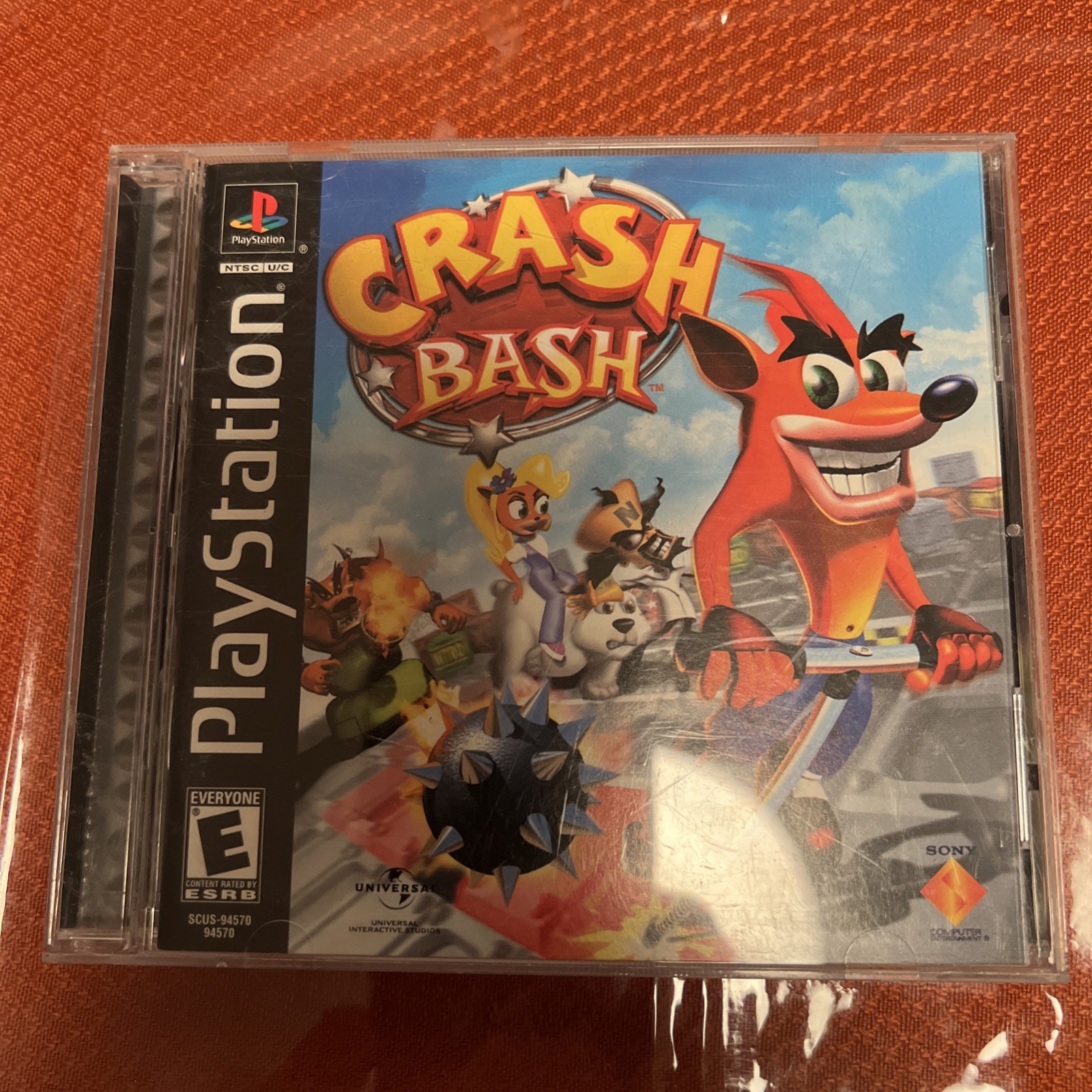 Crash Bash Sony PlayStation PS1 2000 Complete CIB Black Label Vintage