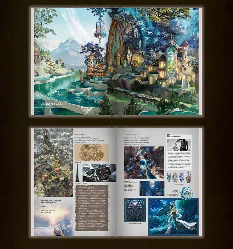 Lost Ark Official Set Up Book Art Book / Korean Version