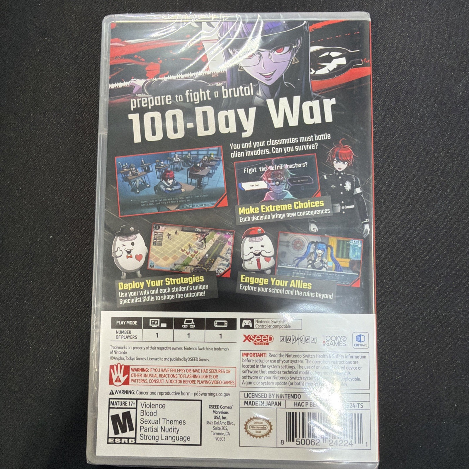 NEW! The Hundred Line: Last Defense Academy (Nintendo Switch)