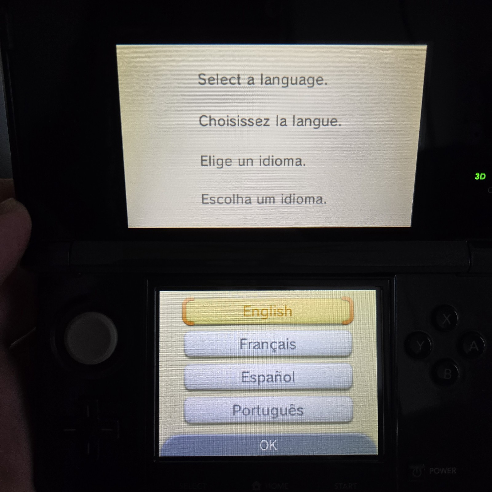 3DS Original US Console – Cosmos Black – Tested Working W/charger CTR 001