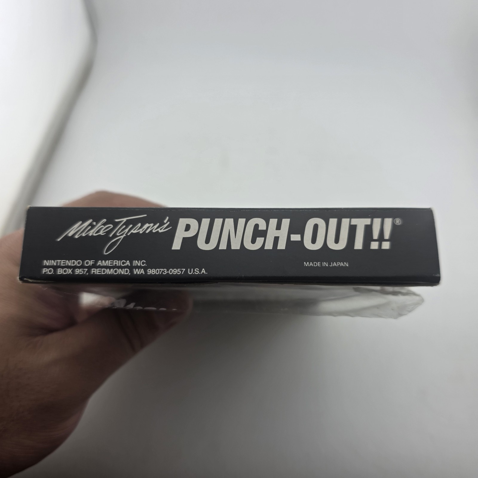 Mike Tyson’s Punch Out – Box Only – Nintendo Nes – Oval Seal – Shrink (No Game)