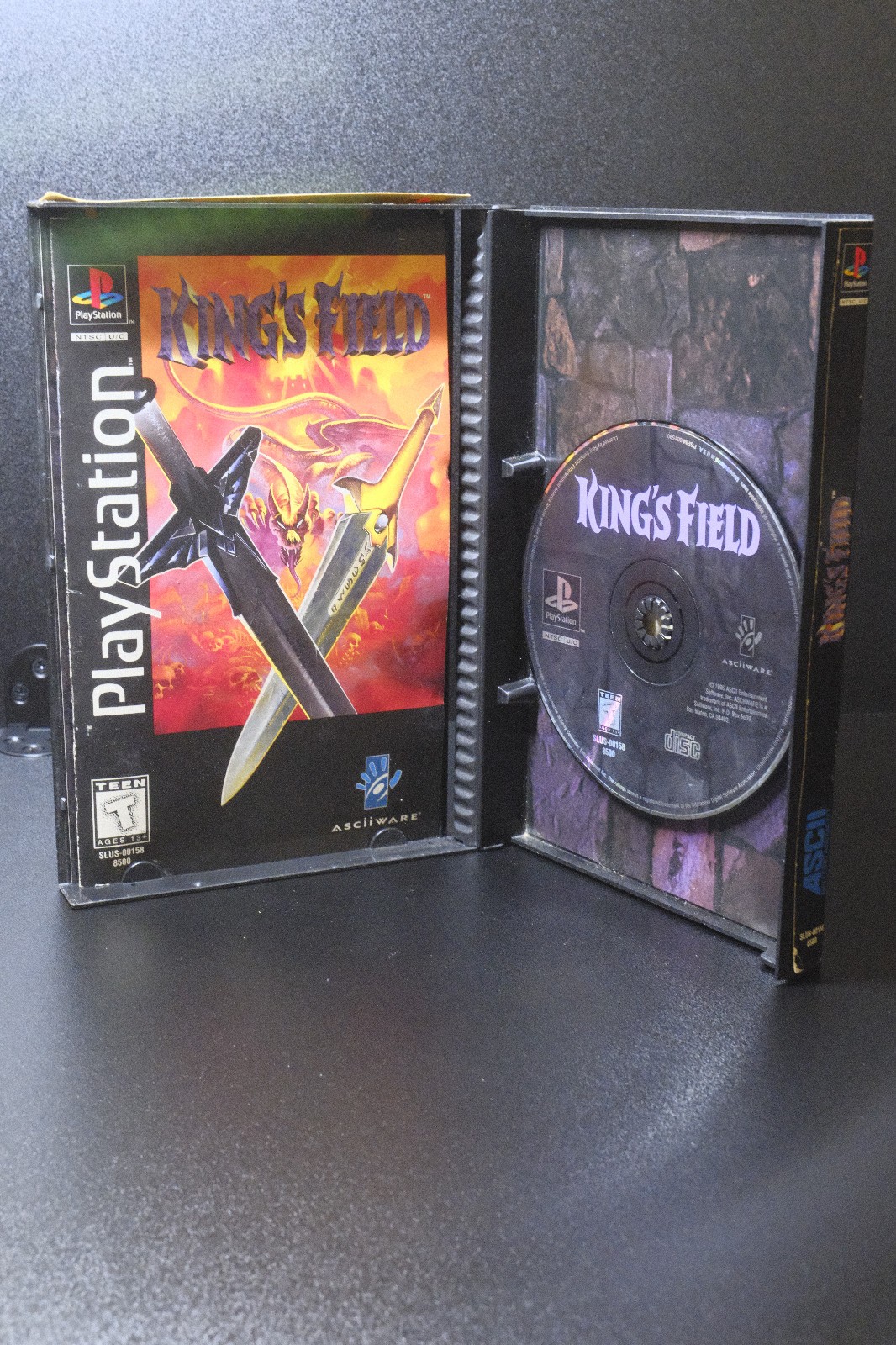 FromSoftware’s King’s Field (1996) – PS1 Long Box w/ Manual & Internal Box Art