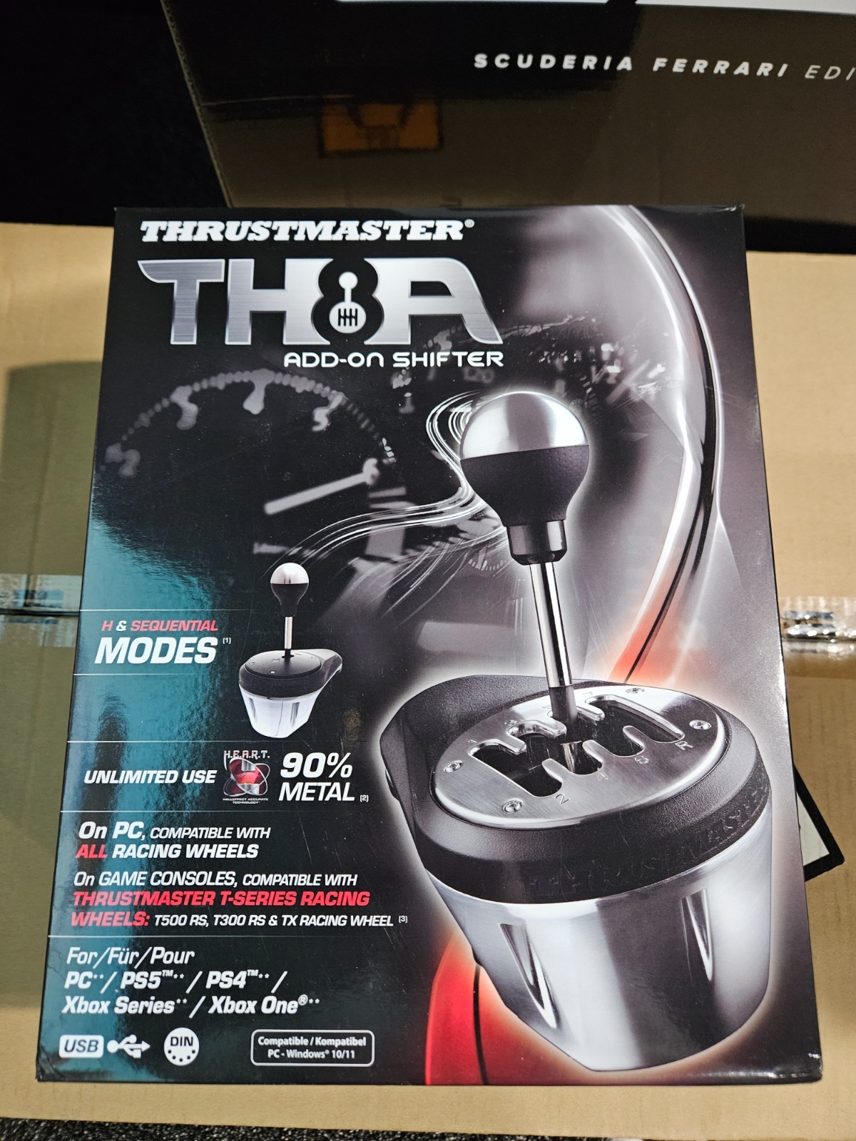 Thrustmaster TH8A Metal Add-On Gearbox Shifter for PC/PS5/PS4 /Xbox *NEW IN BOX*