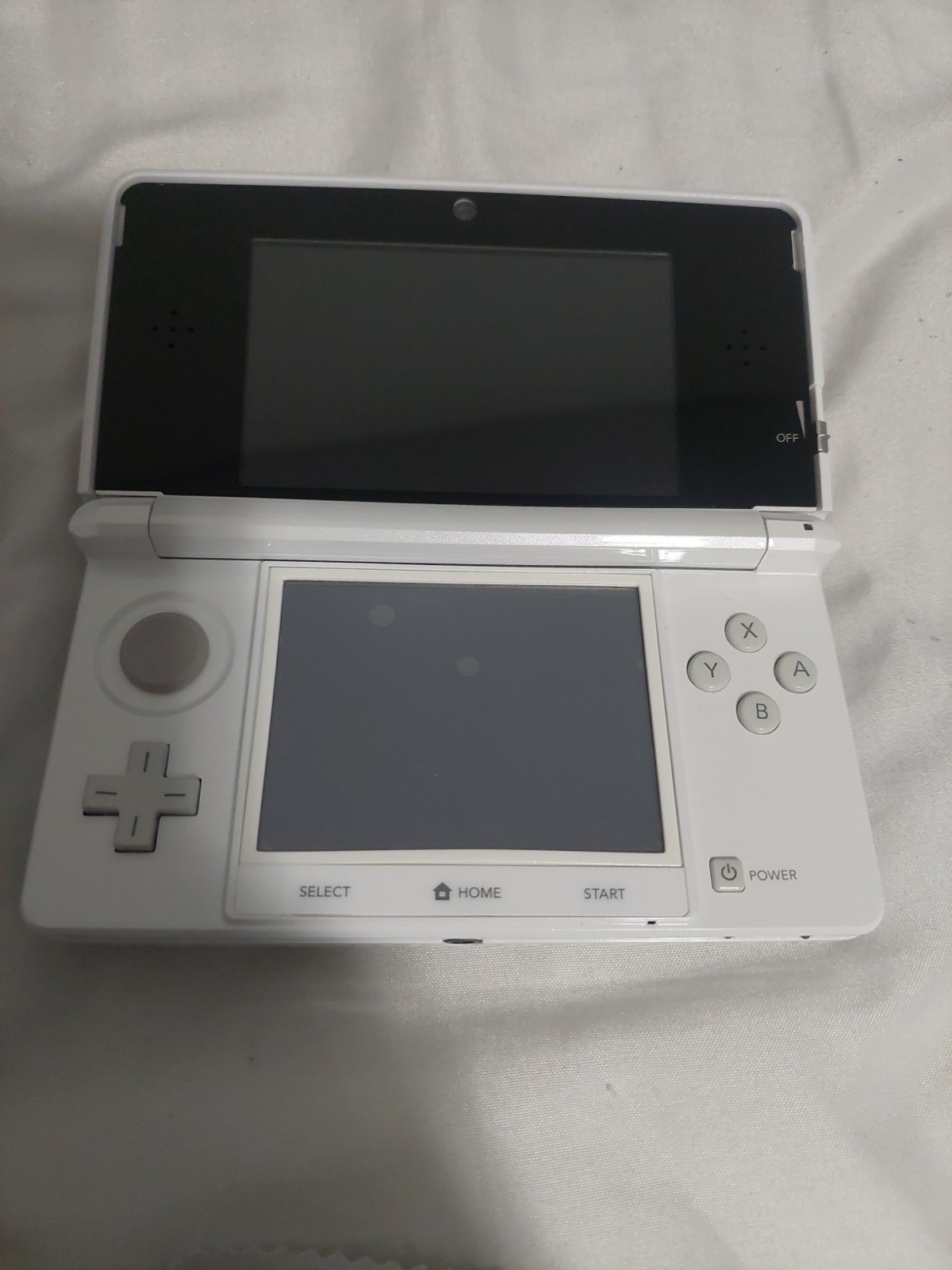 White Original 3ds – Reshelled