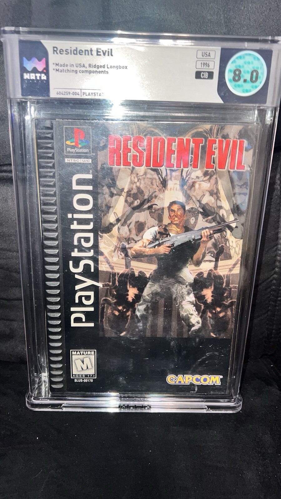 Resident Evil 1996 Graded 8.0🔥 (Sony PlayStation 1, 1996 Long 📦)
