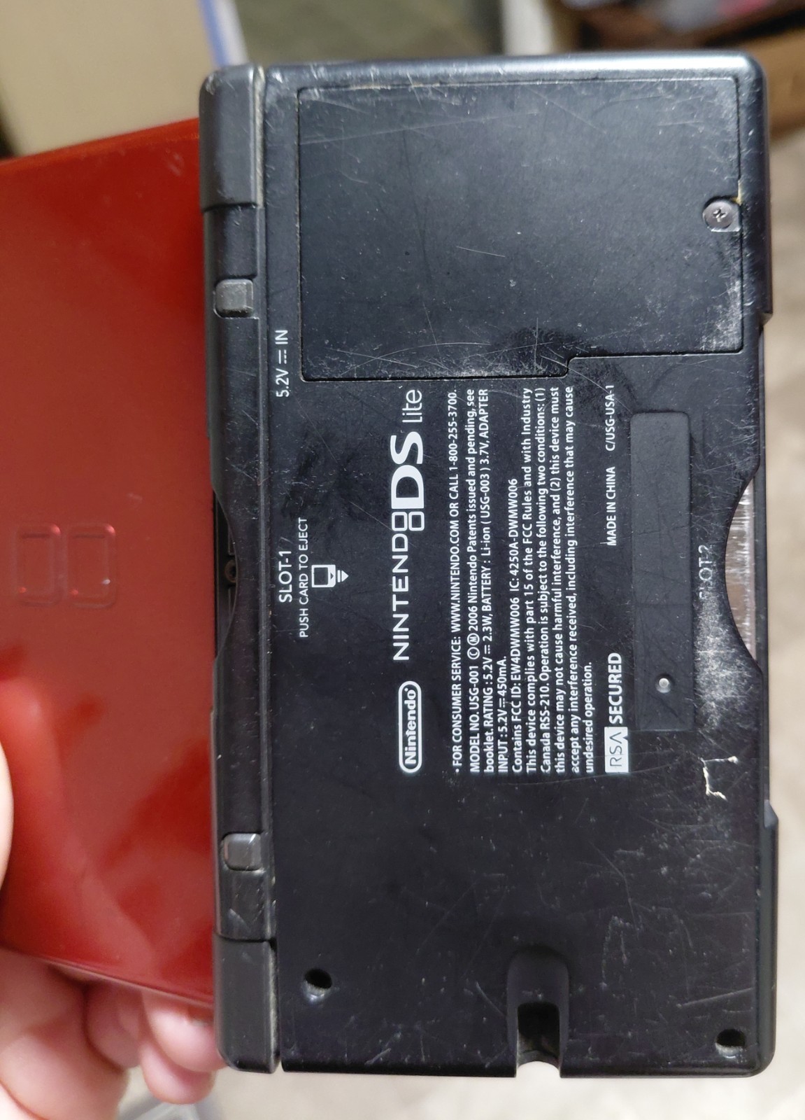 Nintendo DS LITE Handheld System – Flame Red