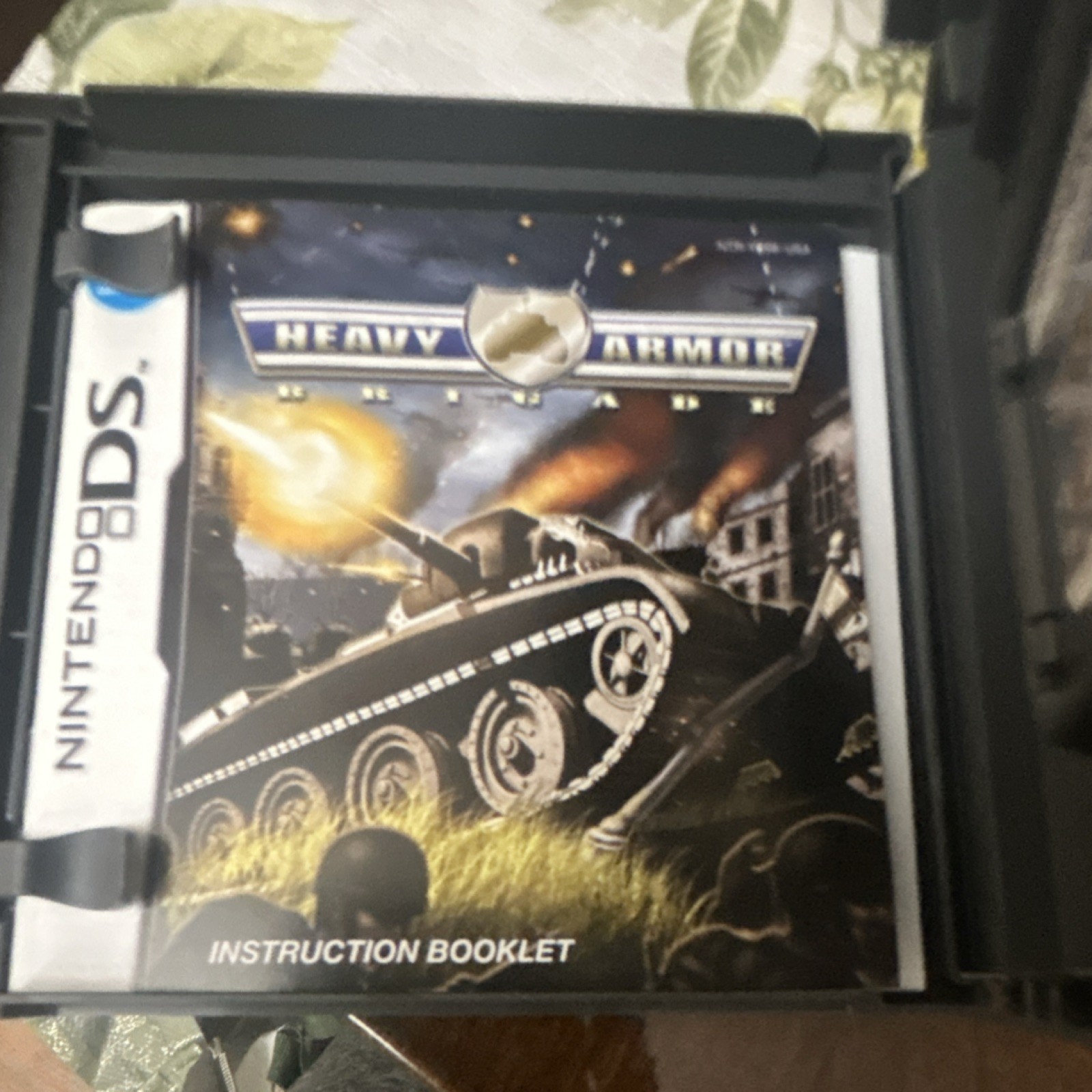 UFO Interactive Heavy Armor Brigade Nintendo DS Manual Wi-Fi Shooter E10+ NTSC
