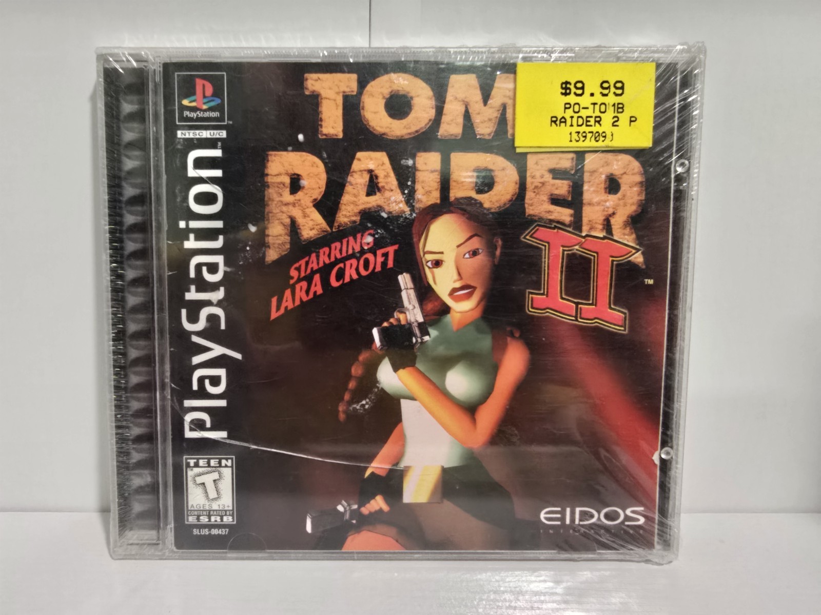 Tomb Raider 2 II Playstation 1 Black Label PS1 (VERY RARE, BRAND NEW SEALED)