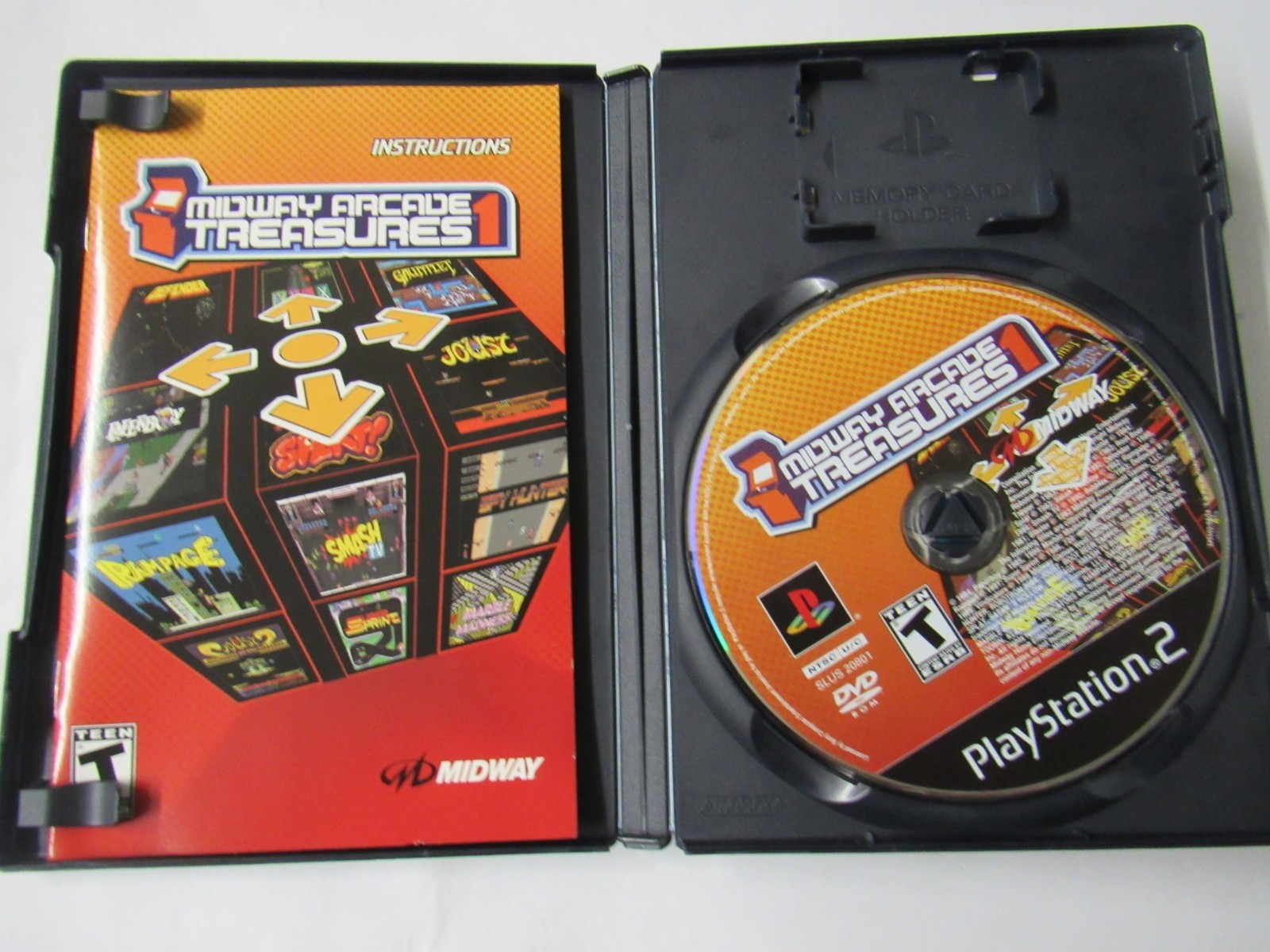 Midway Arcade Treasures 2 (Sony PlayStation 2, 2004) CIB COMPLETE