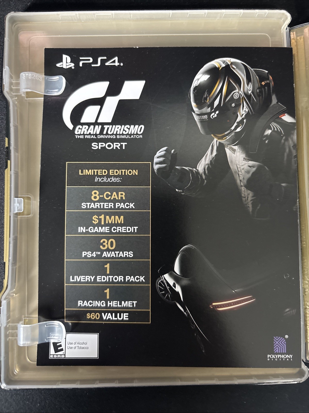 Gran Turismo Sport Steel Book Limited Edition Sony PlayStation 4 PS4 VR CIB
