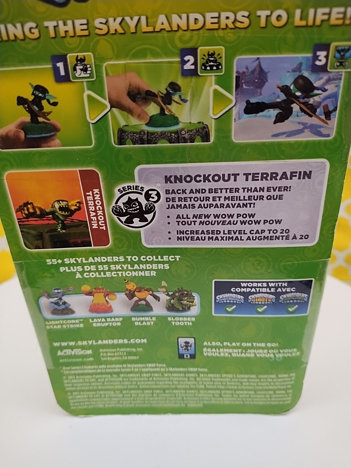 Skylanders Knockout Terrafin Swap Force Series 3 Interchangeable Parts